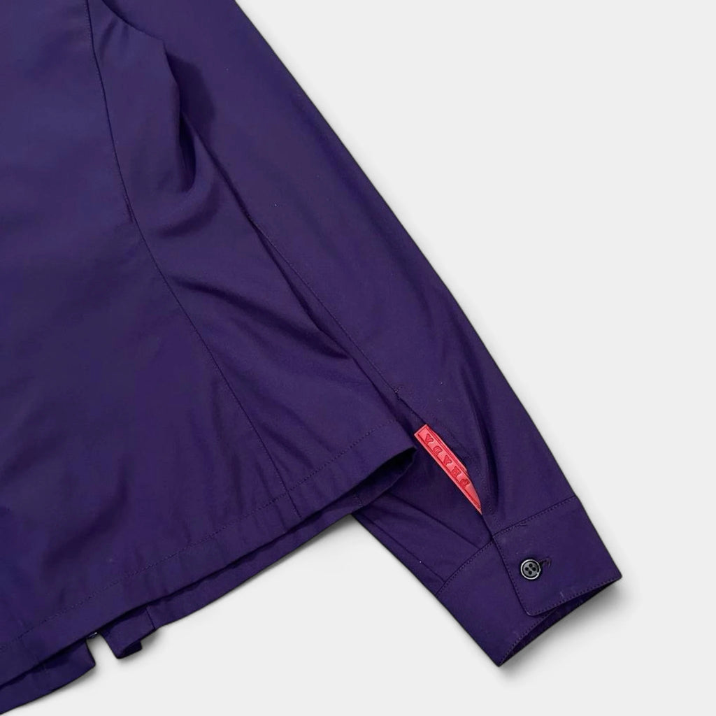Prada Purple 2000's Technical Nylon Shirt