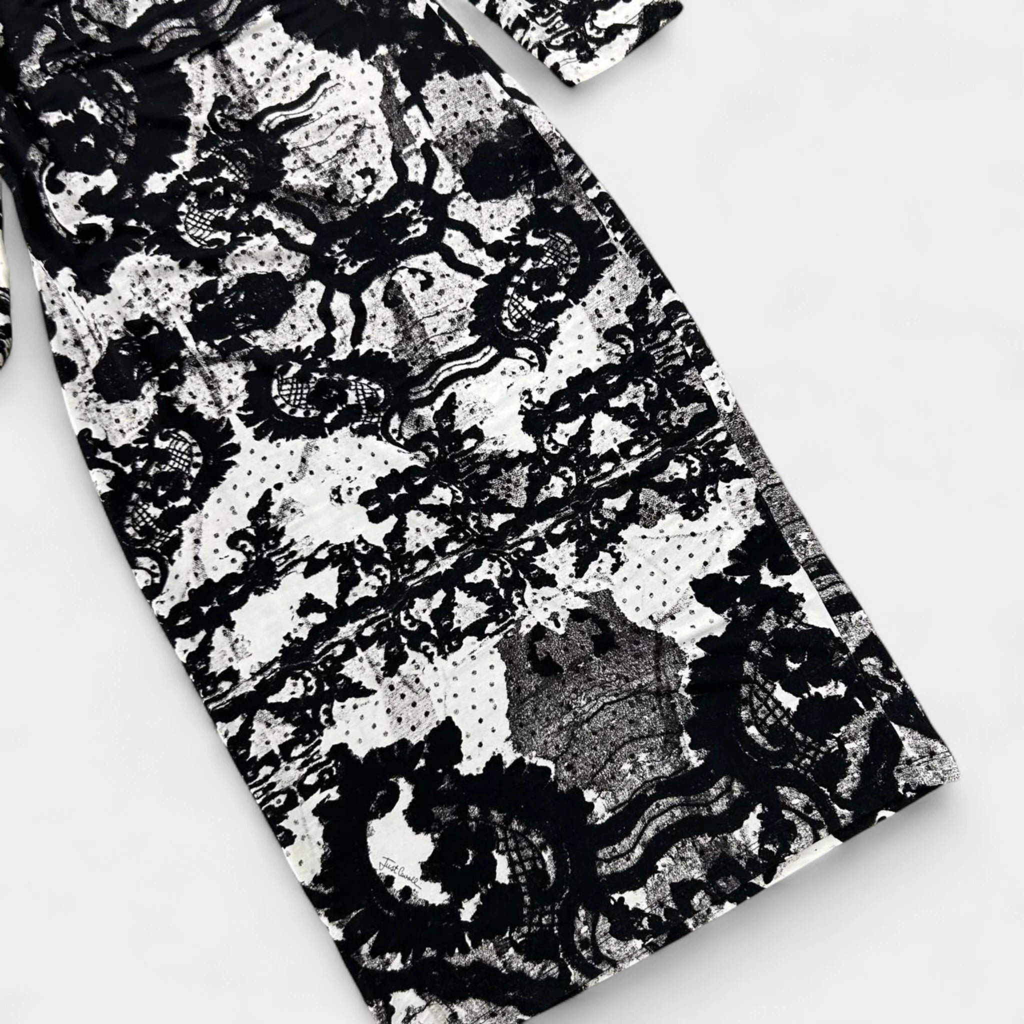 Just Cavalli Brushstroke Print Dress