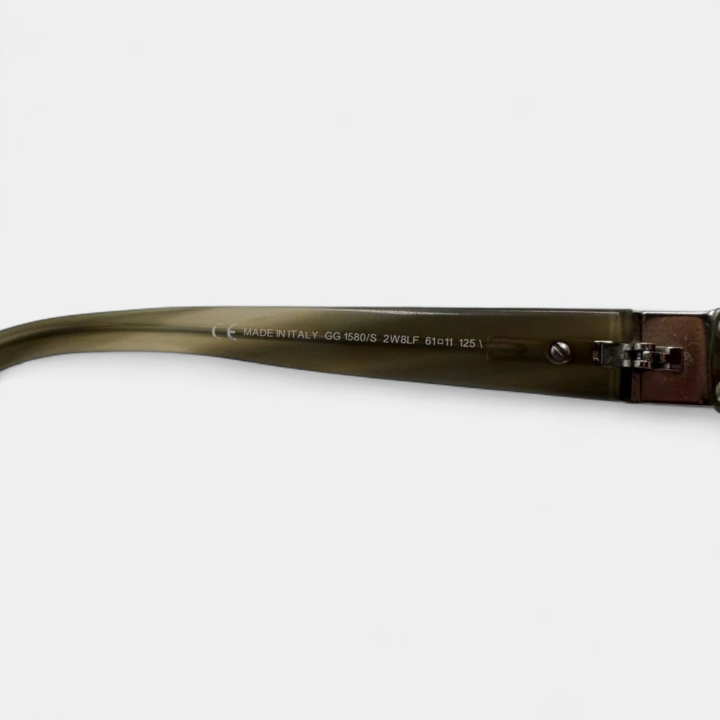 Gucci 2000s Hysteria Aviator Shield Sunglasses