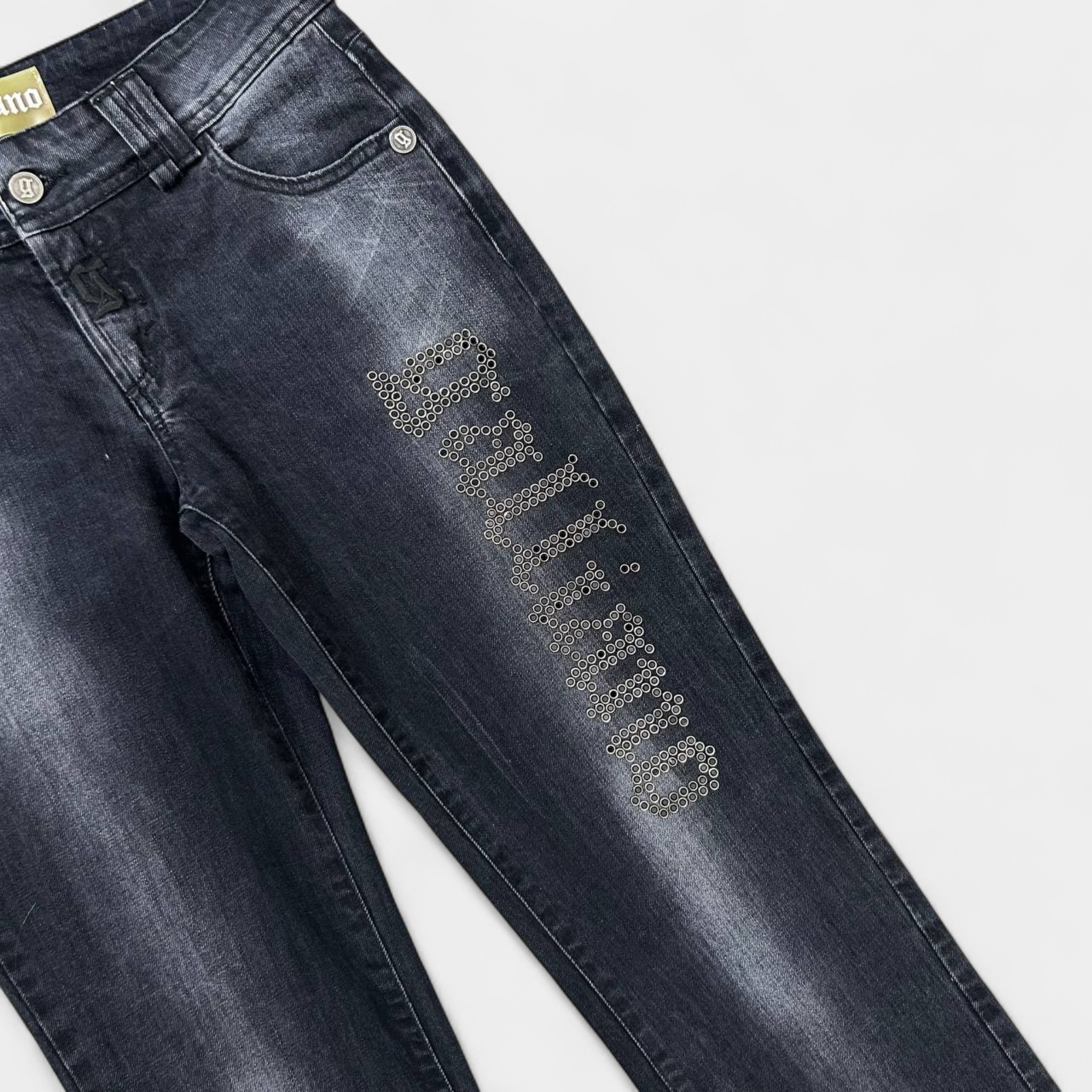 Galliano Dark Denim Black Jeans
