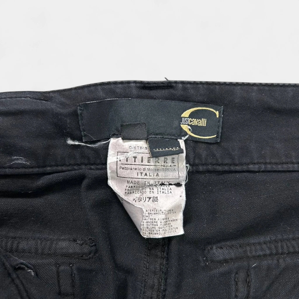 Just Cavalli Black Flared Pants