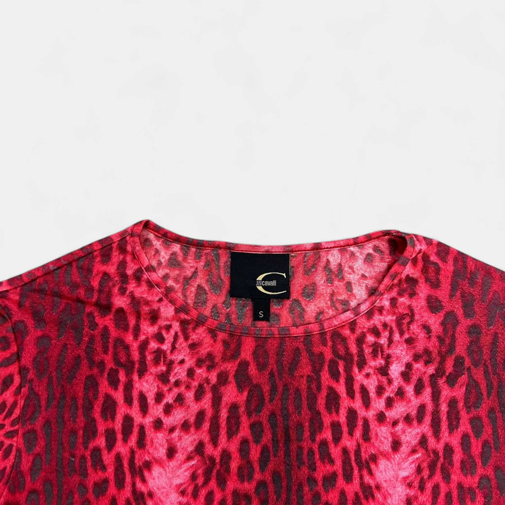 Just Cavalli Cheetah Print T-Shirt