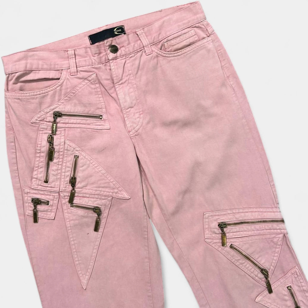 Just Cavalli 2000s Pink Cargo Pants