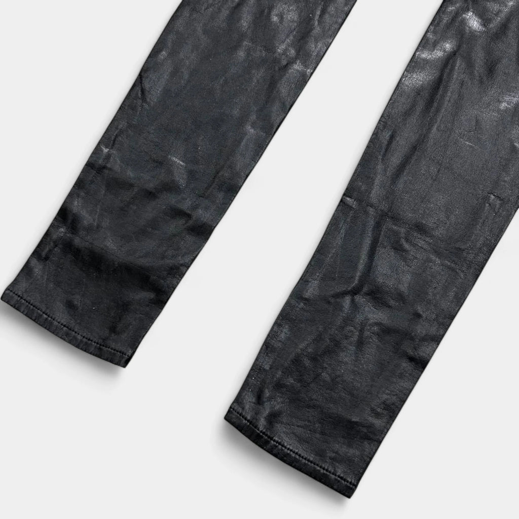 Saint Laurent D07 Faux Leather Skinny Pants