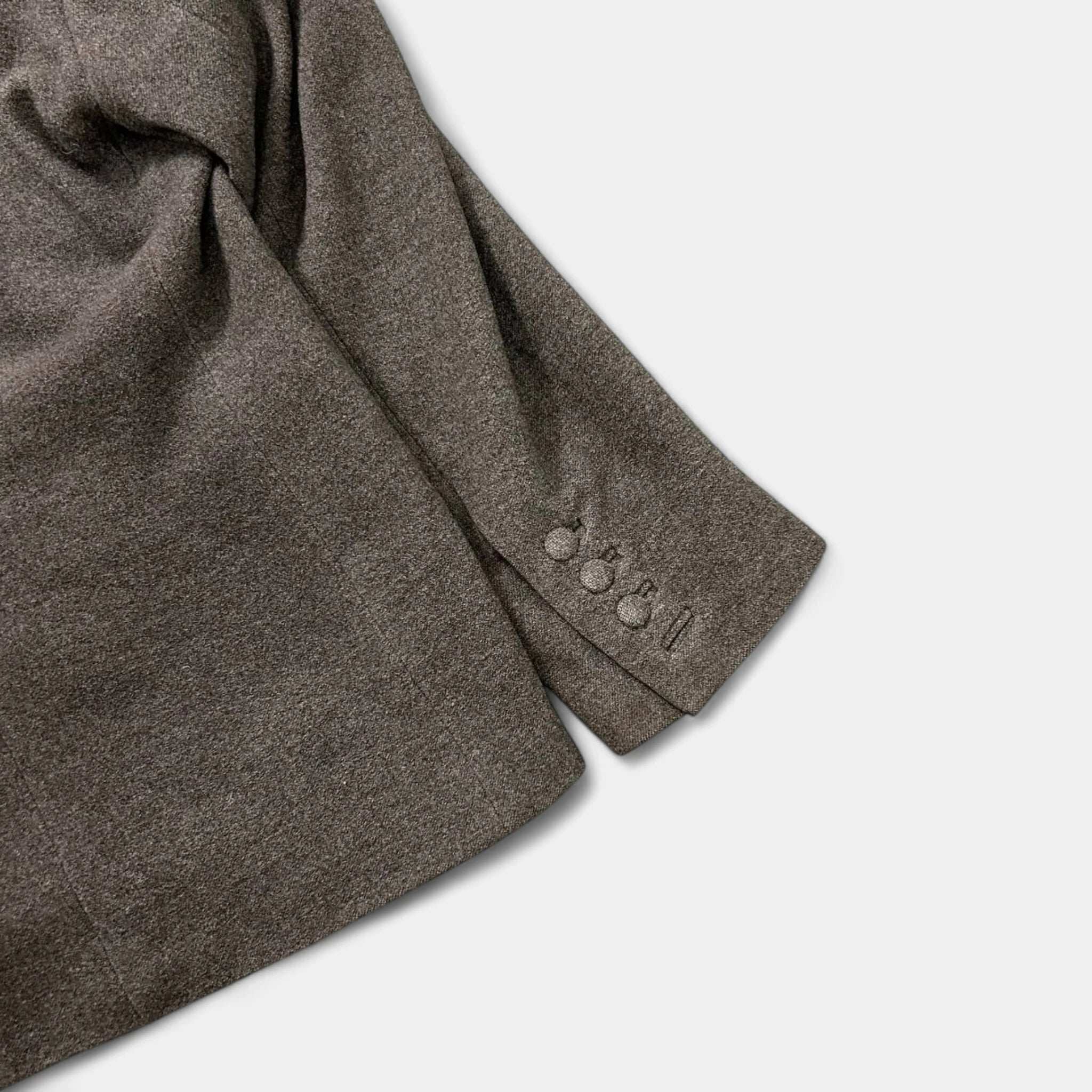 Jean Paul Gaultier Femme Brown Wool Blazer Jacket