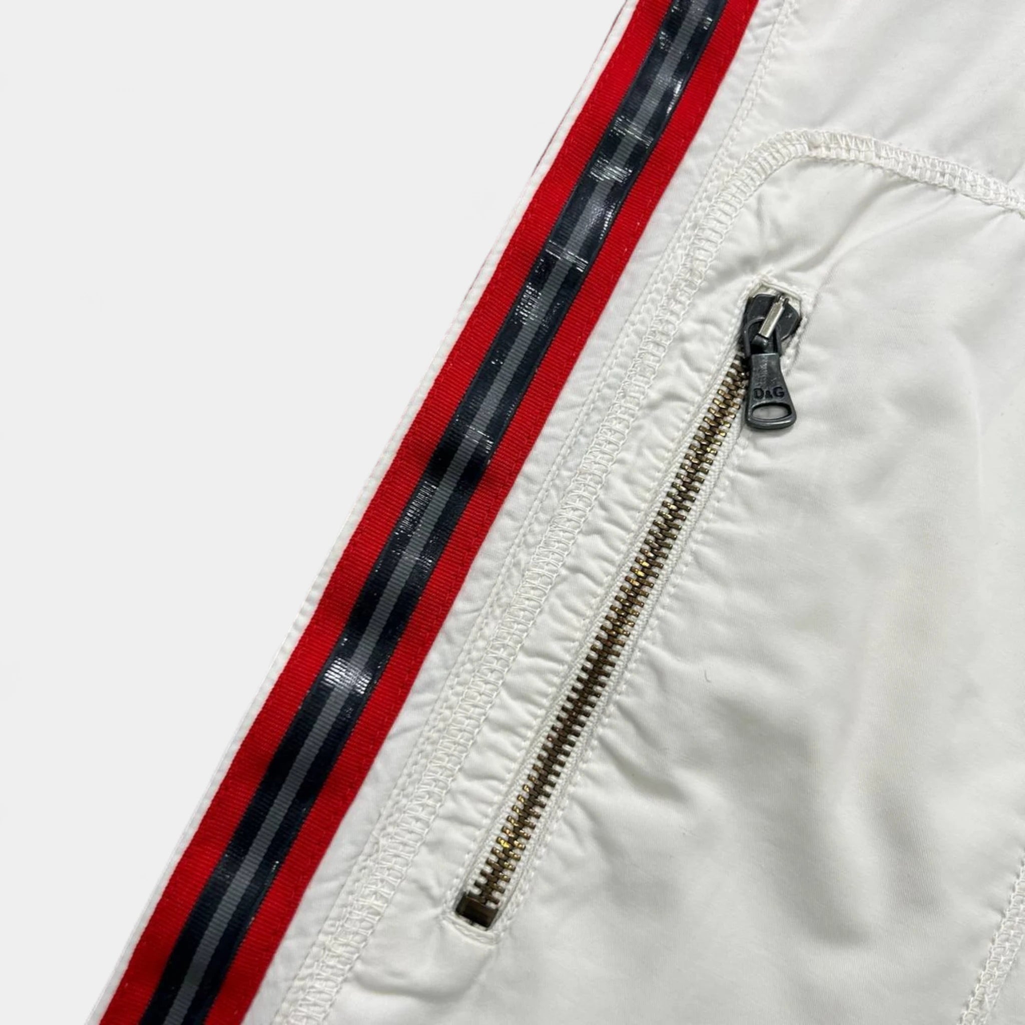 Dolce & Gabbana Track Pants White Nylon