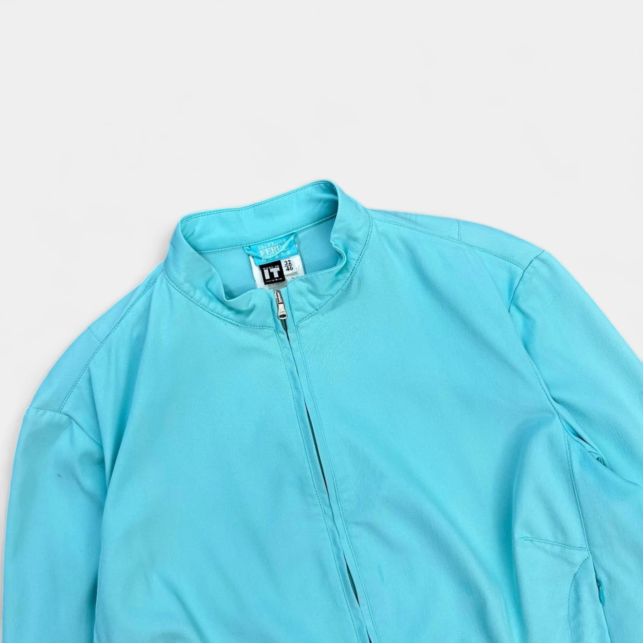 Gianfranco Ferré 2000's Blue Nylon Jacket