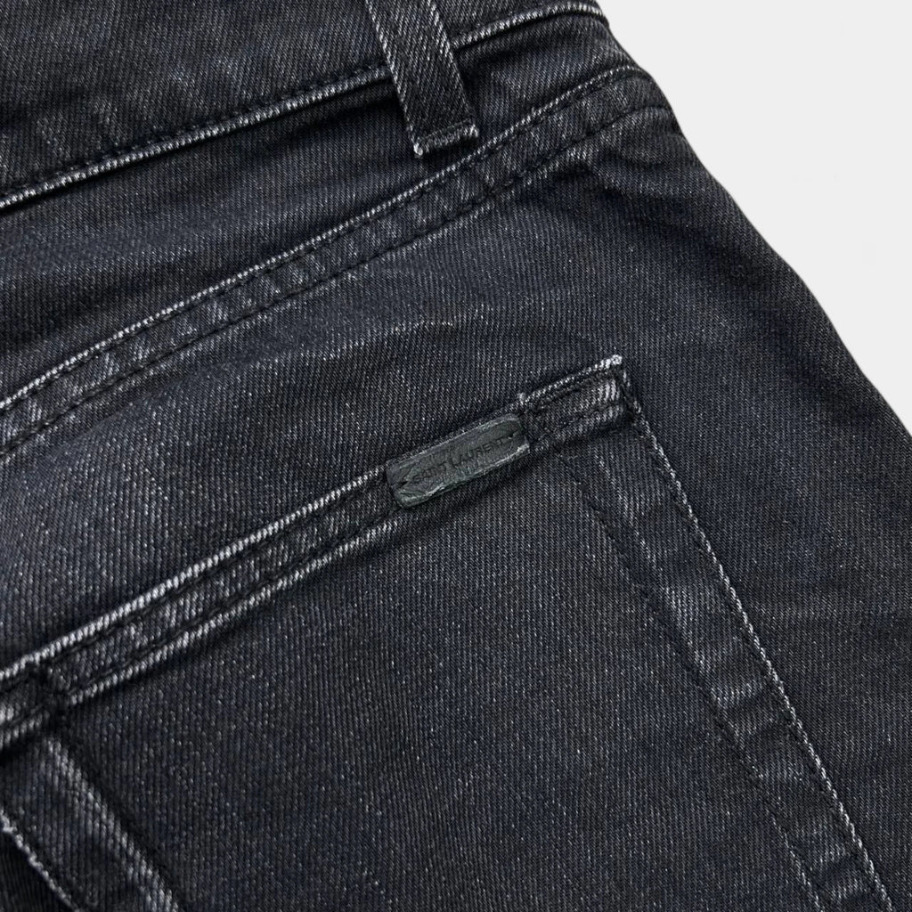 Saint Laurent D24 2016 Hedi Slimane Skinny Black Jeans