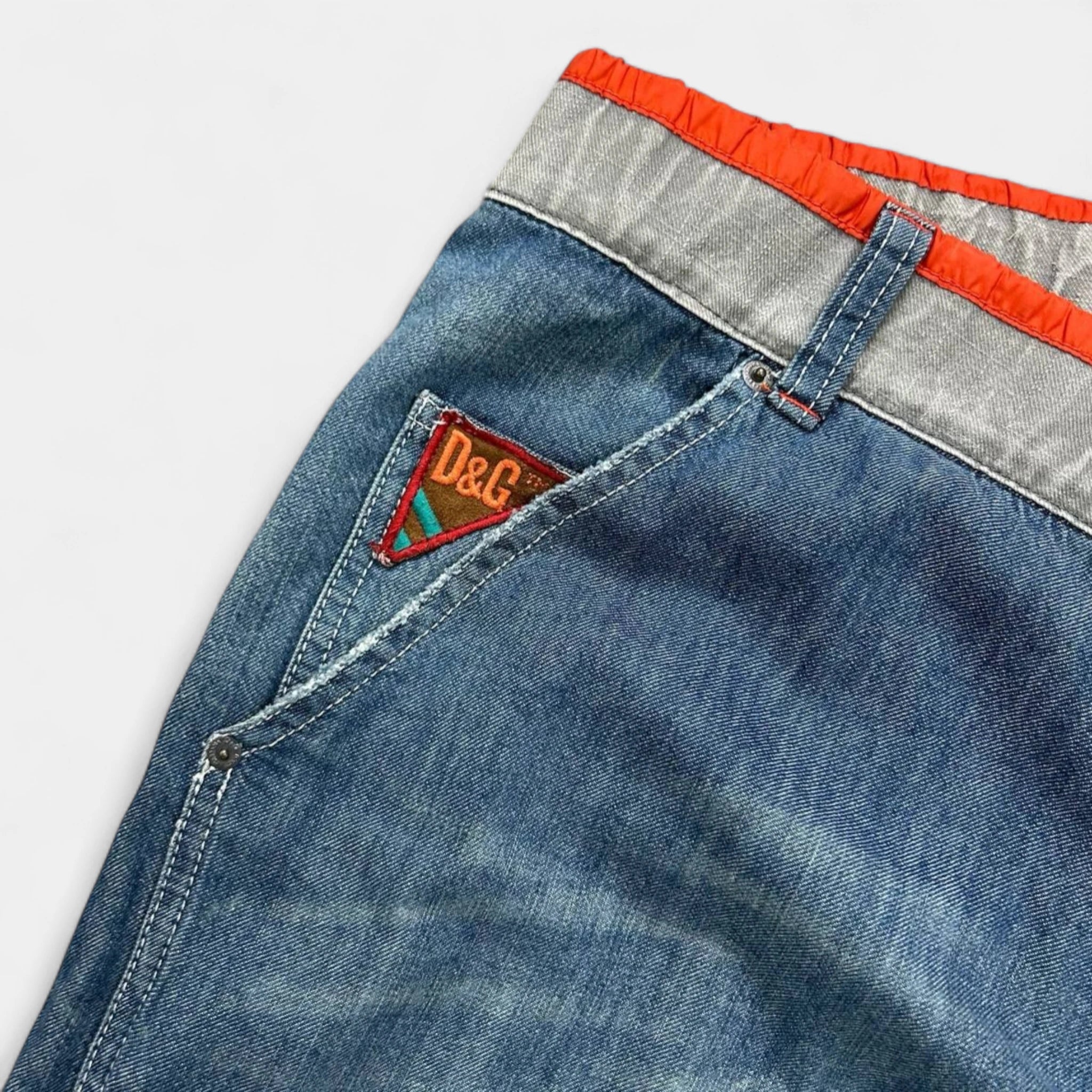 Dolce & Gabbana Cargo Denim Pants