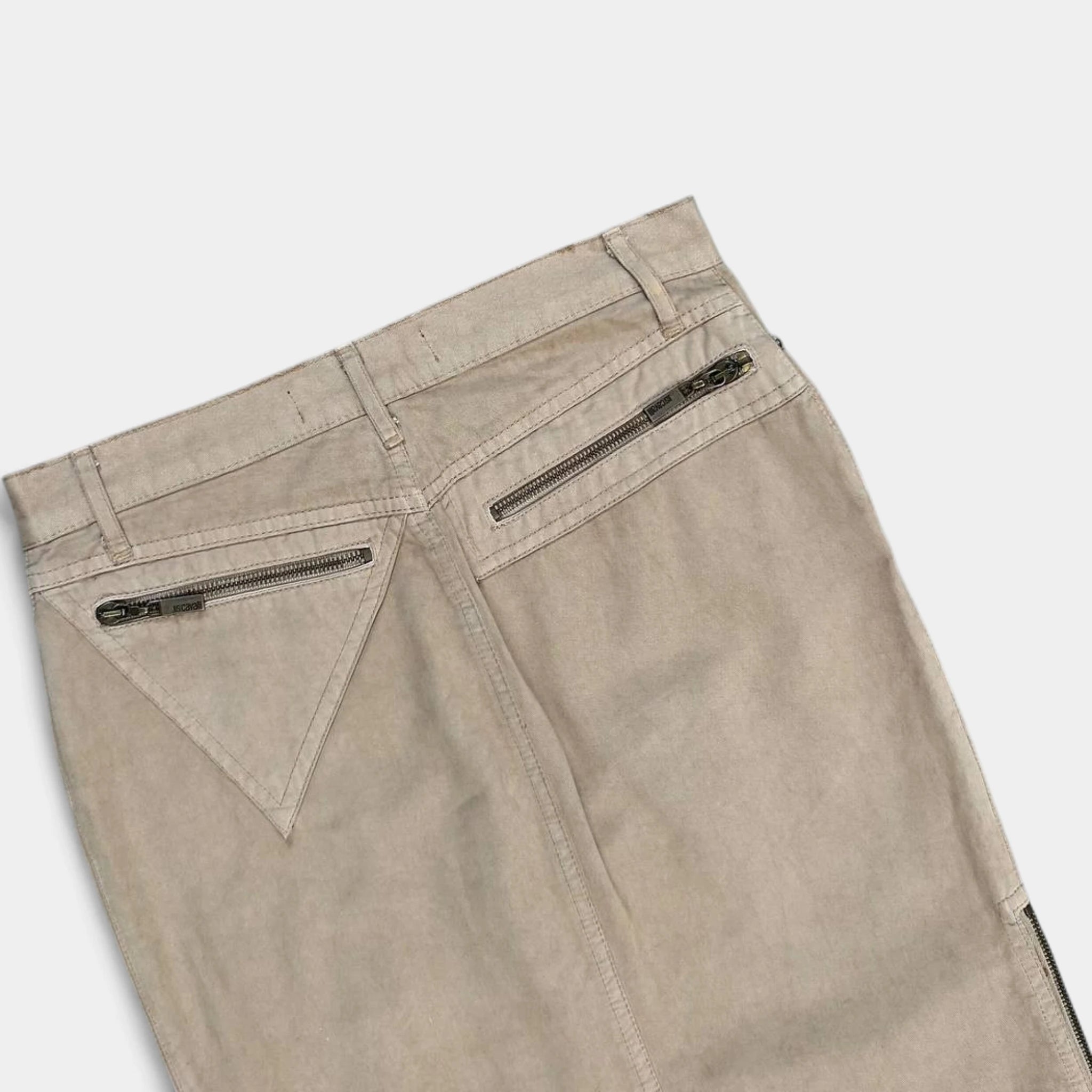 Cavalli Vintage Multi-pocket Skirt