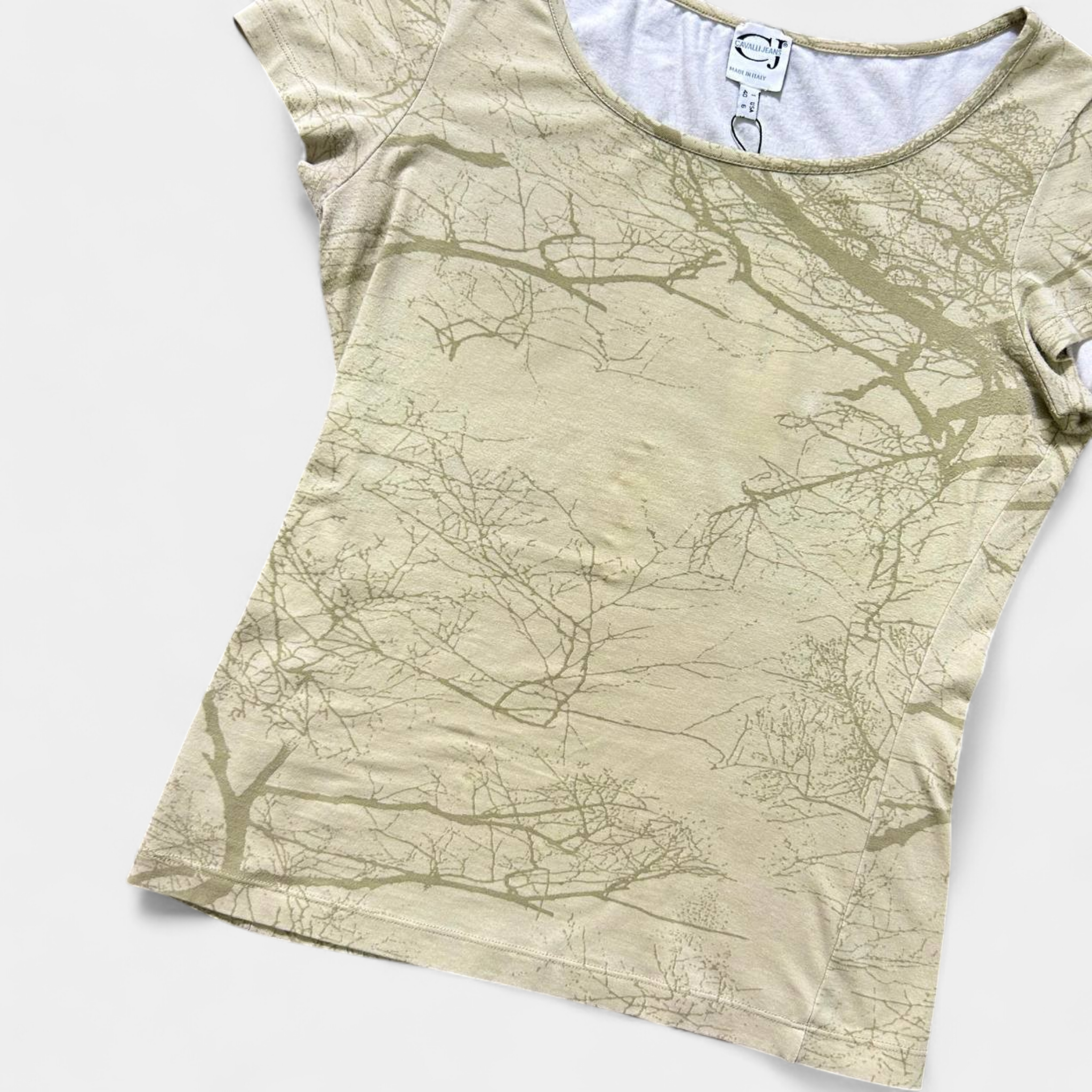 Cavalli Tree Motif Tee