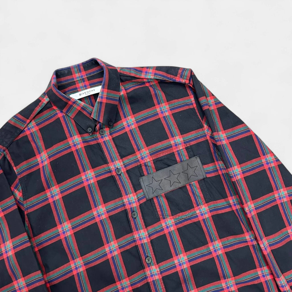 Givenchy Plaid Button Down Shirt