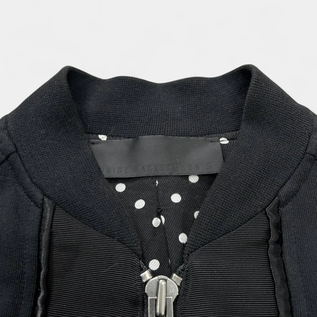 Haider Ackermann SS17 Polka Dot Cropped Bomber Jacket