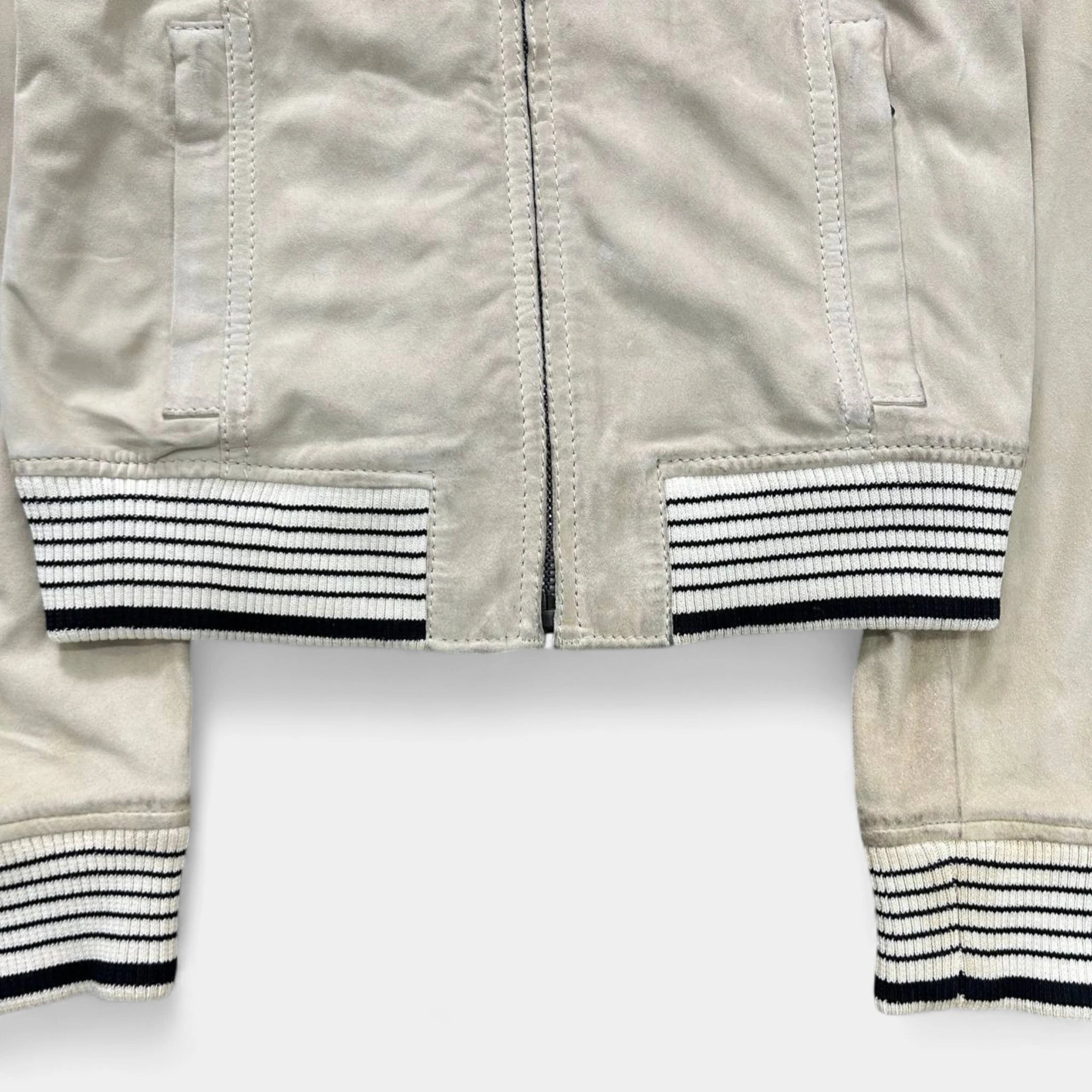 Dolce & Gabbana Beige Suede Jacket