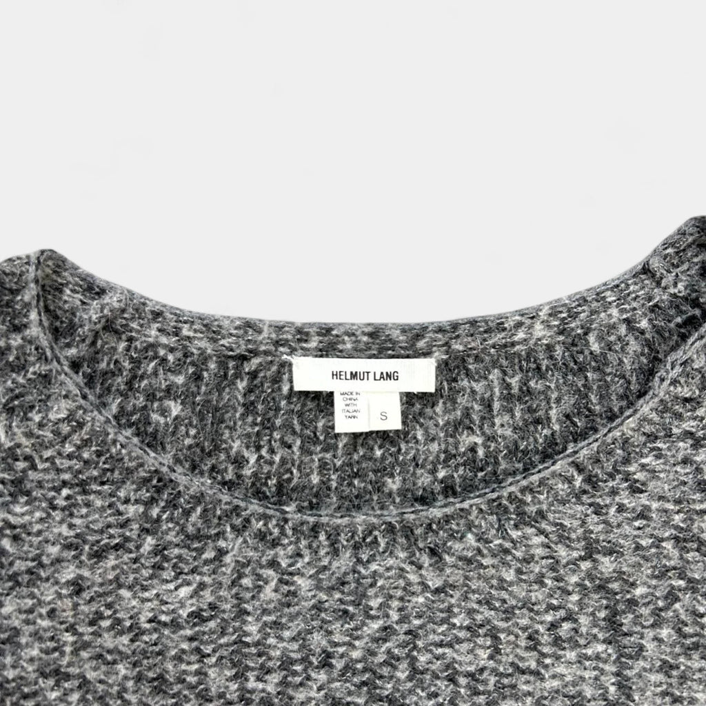 Helmut Lang 2010's Grey Knit Sweater