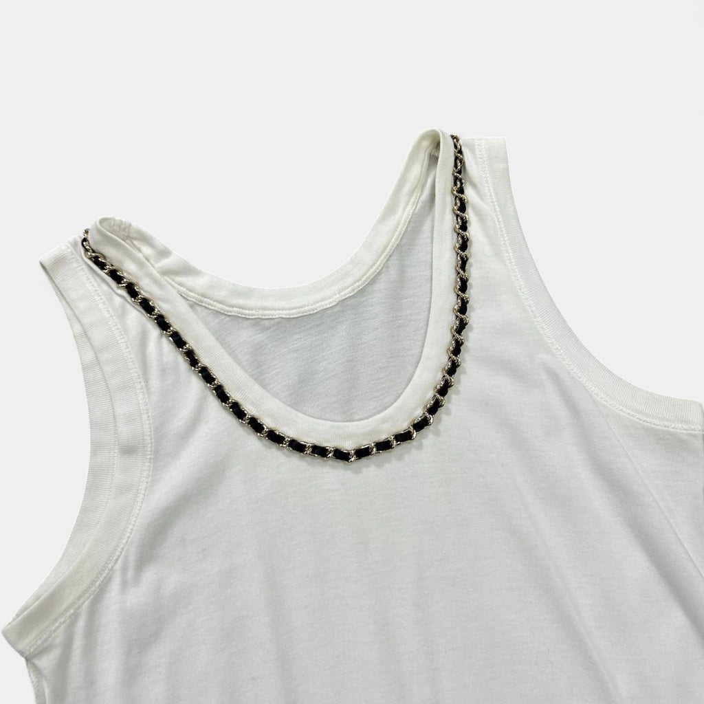 Dolce & Gabbana Metallic Gold Tank Top