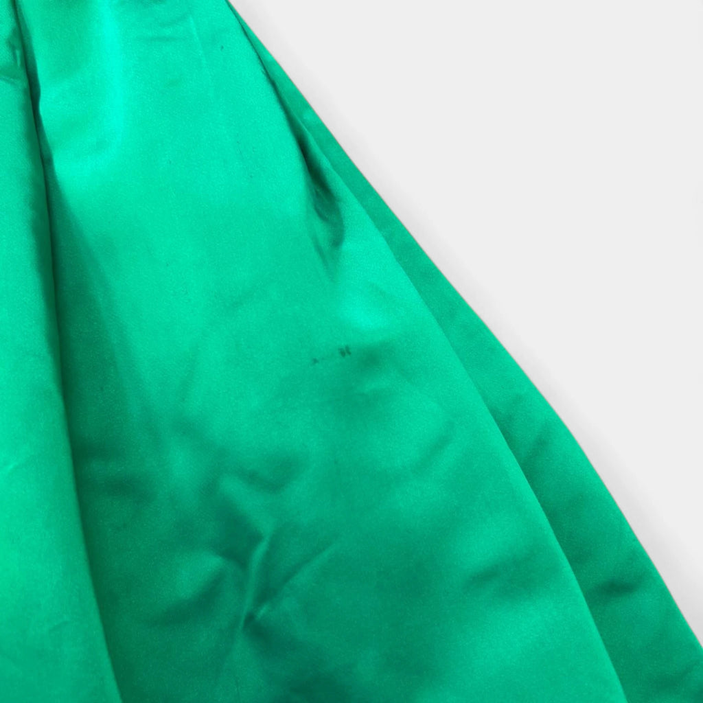 Dolce & Gabbana Green Silk Cocktail Dress