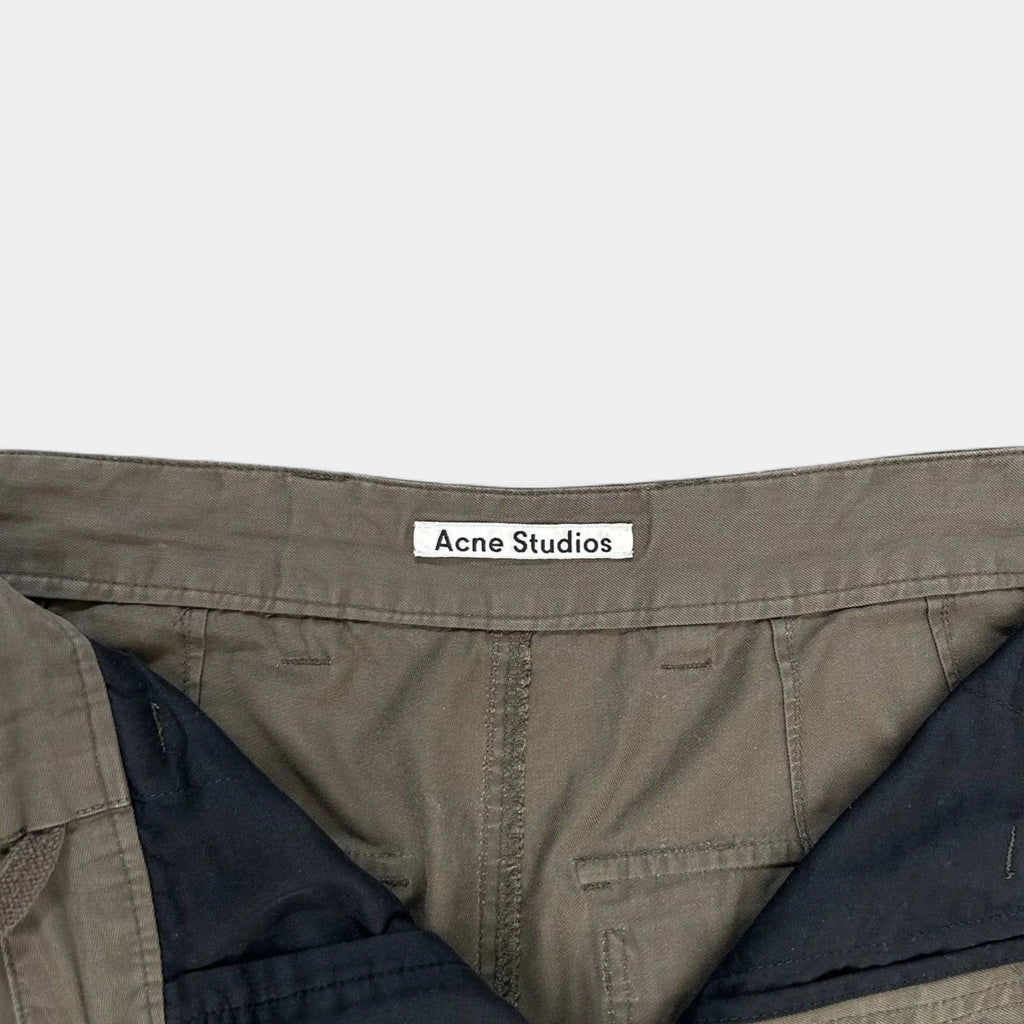 Acne Studios Cargo Military Green Cargo Pants