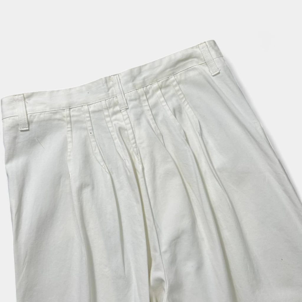 Marithé + François Girbaud White Flare Pants
