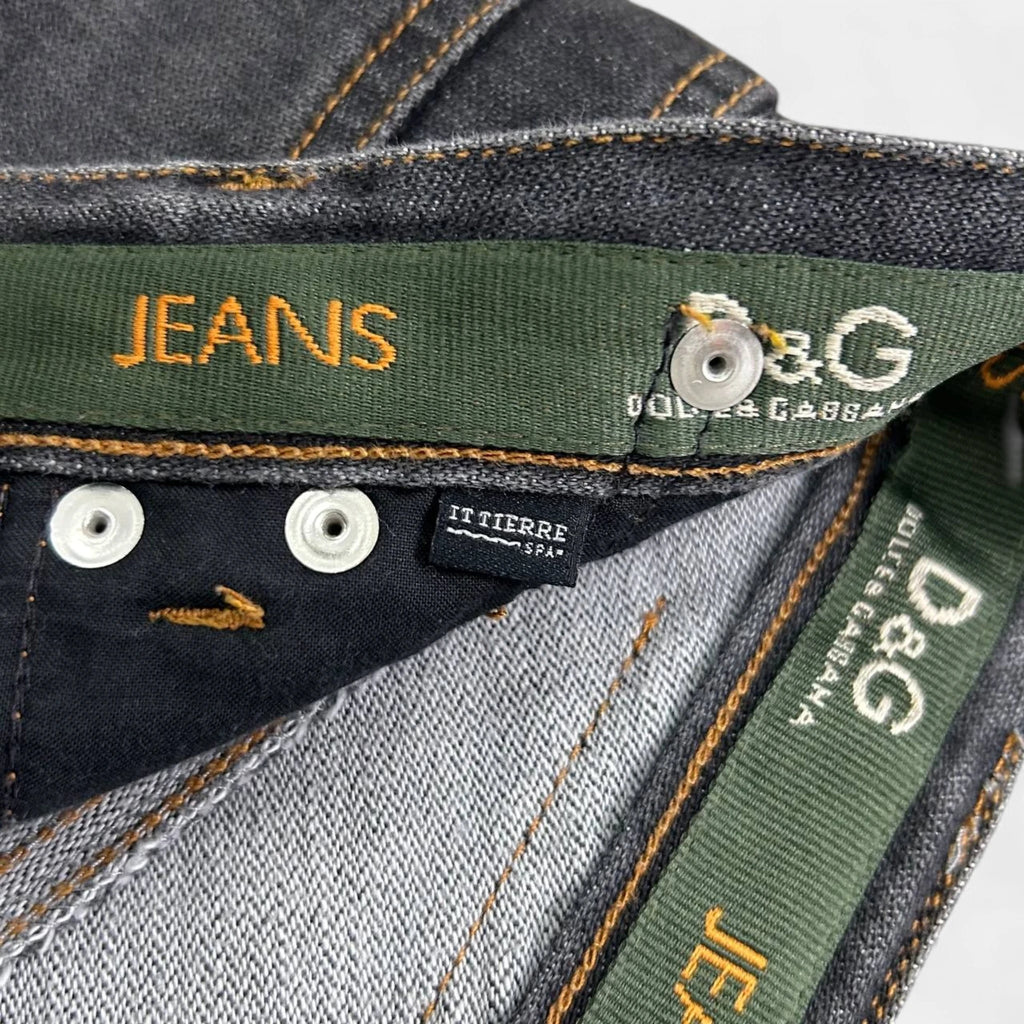 Dolce & Gabbana Asymmetric Pocket Denim Pants