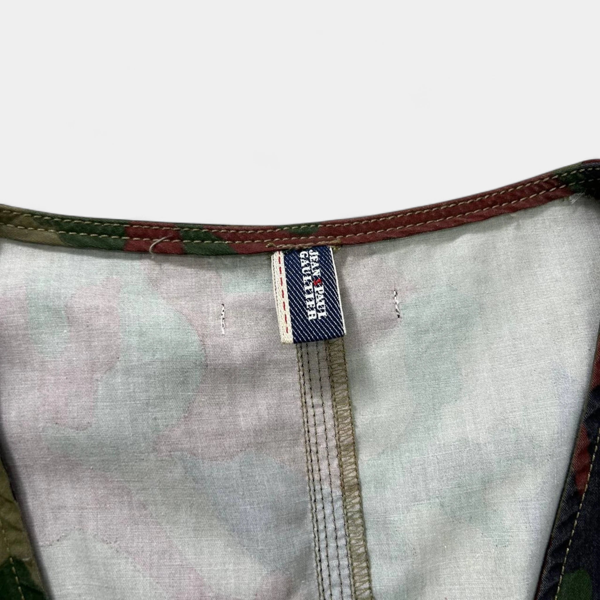 Jean Paul Gaultier Jean's 2000s Cargo Classic Camouflage Vest Dress