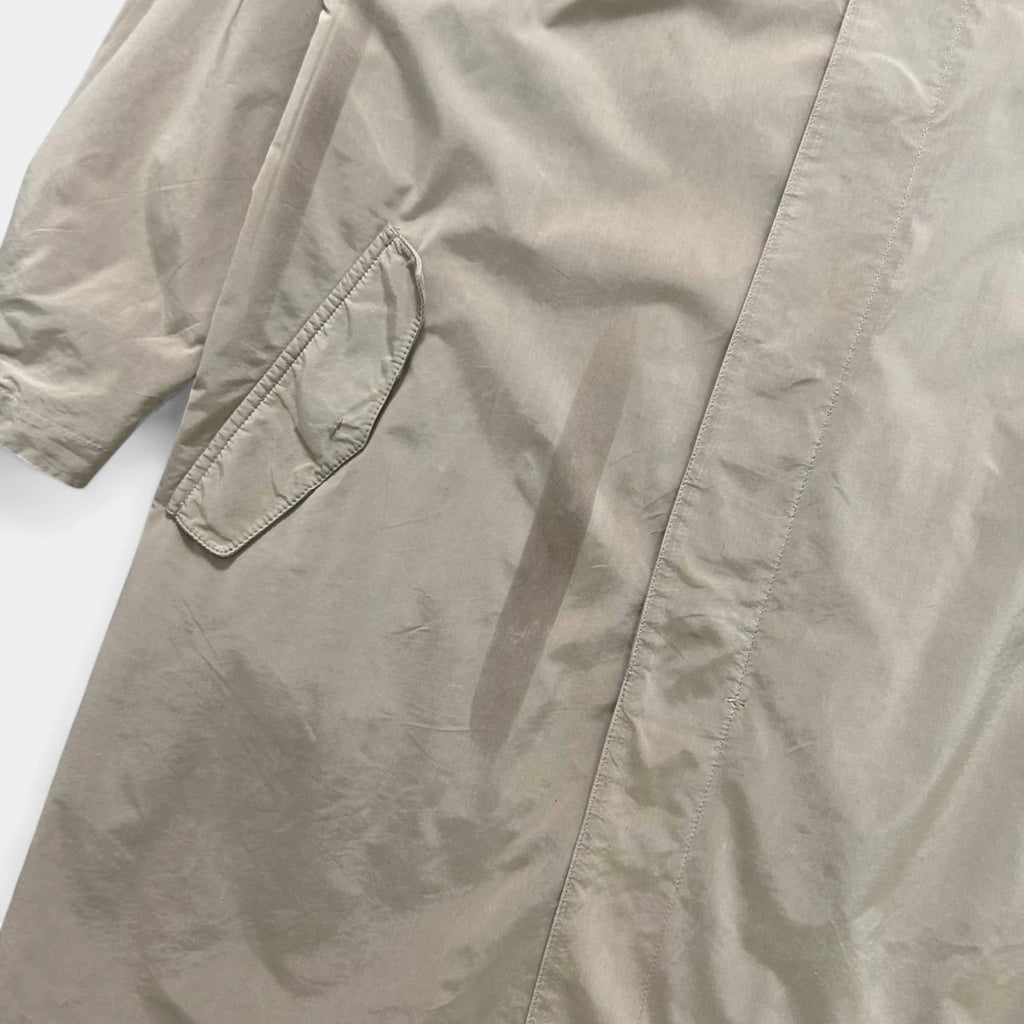 Prada Beige Light Nylon Trench Jacket