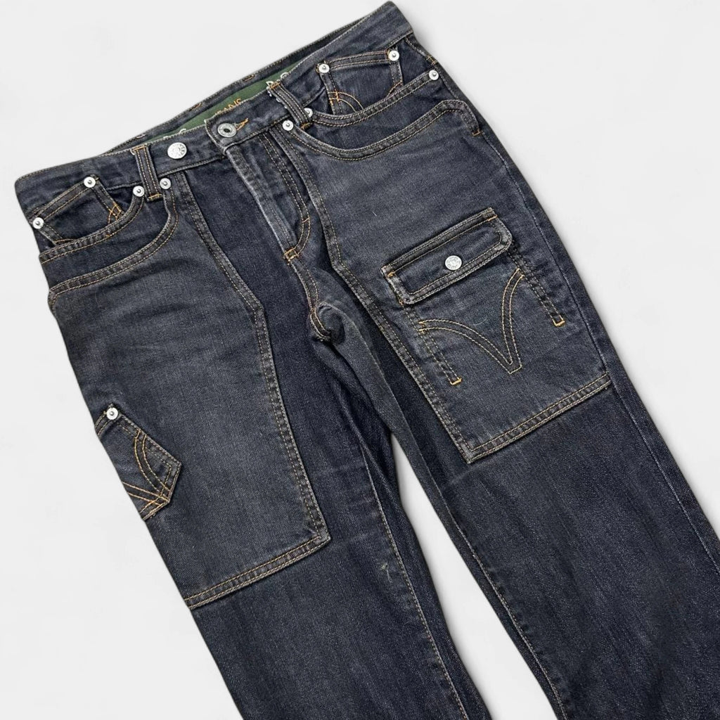Dolce & Gabbana Asymmetric Pocket Denim Pants