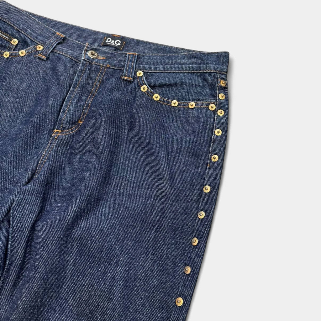 Dolce & Gabbana Studded Denim Jeans
