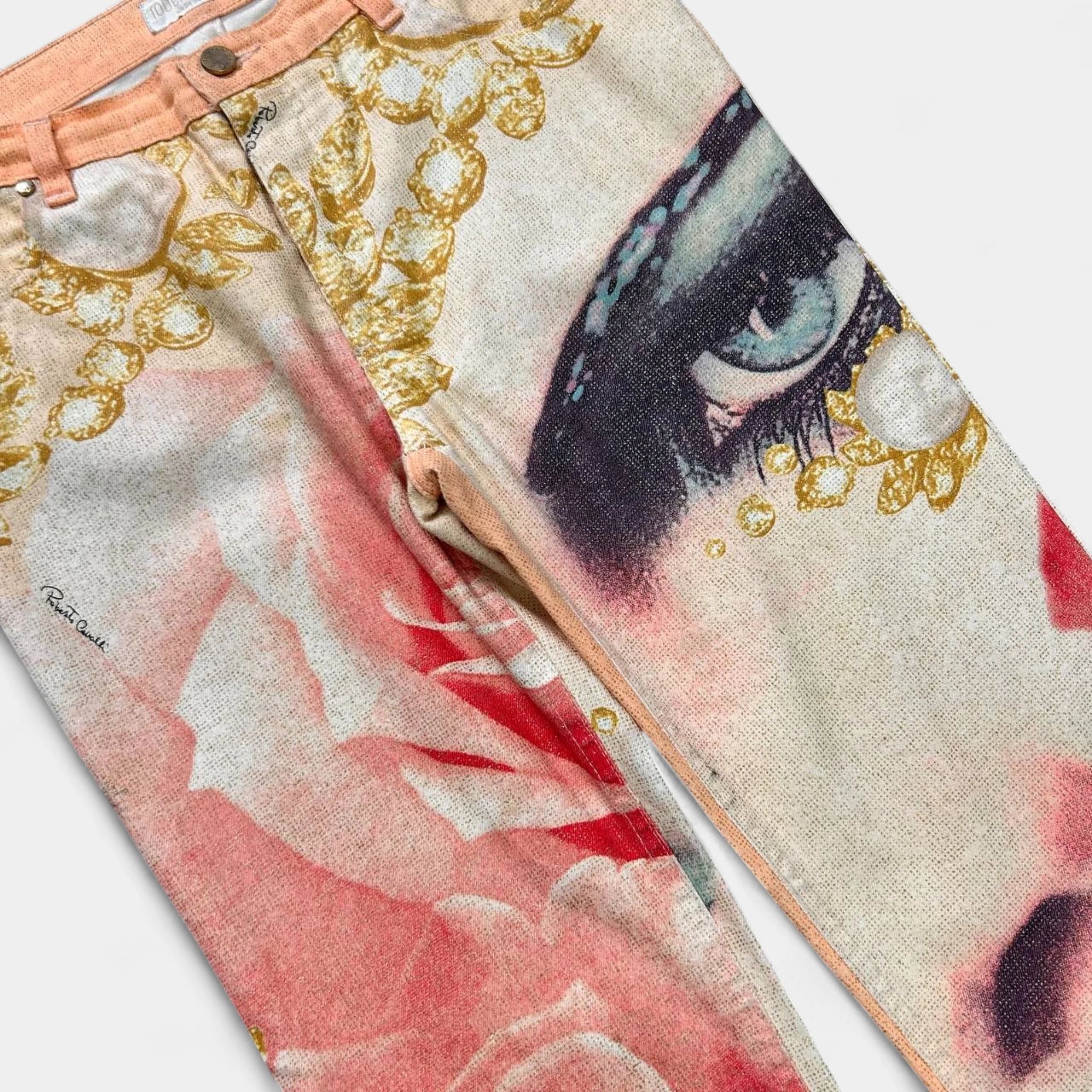 Roberto Cavalli 2003 Eye Pattern Pants