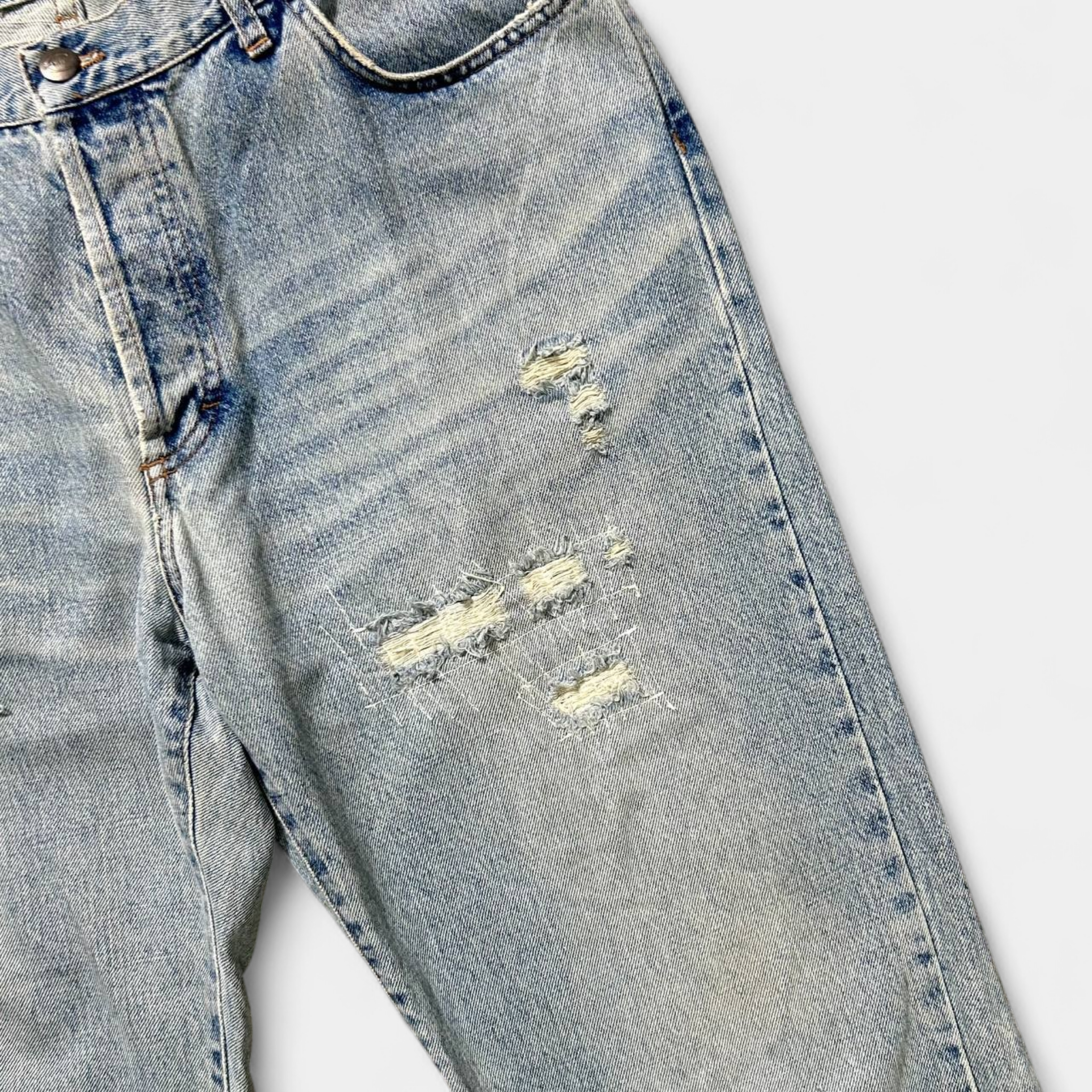 Cavalli Distressed Baggy Jeans
