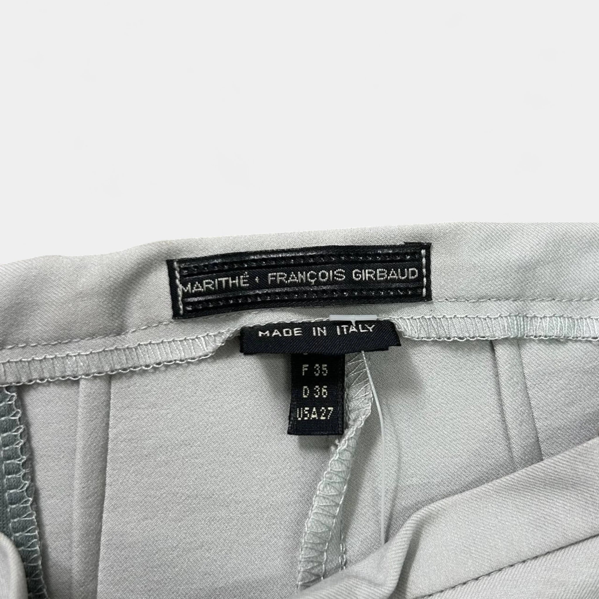 Marithé + François Girbaud Nylon Straight Leg Pants