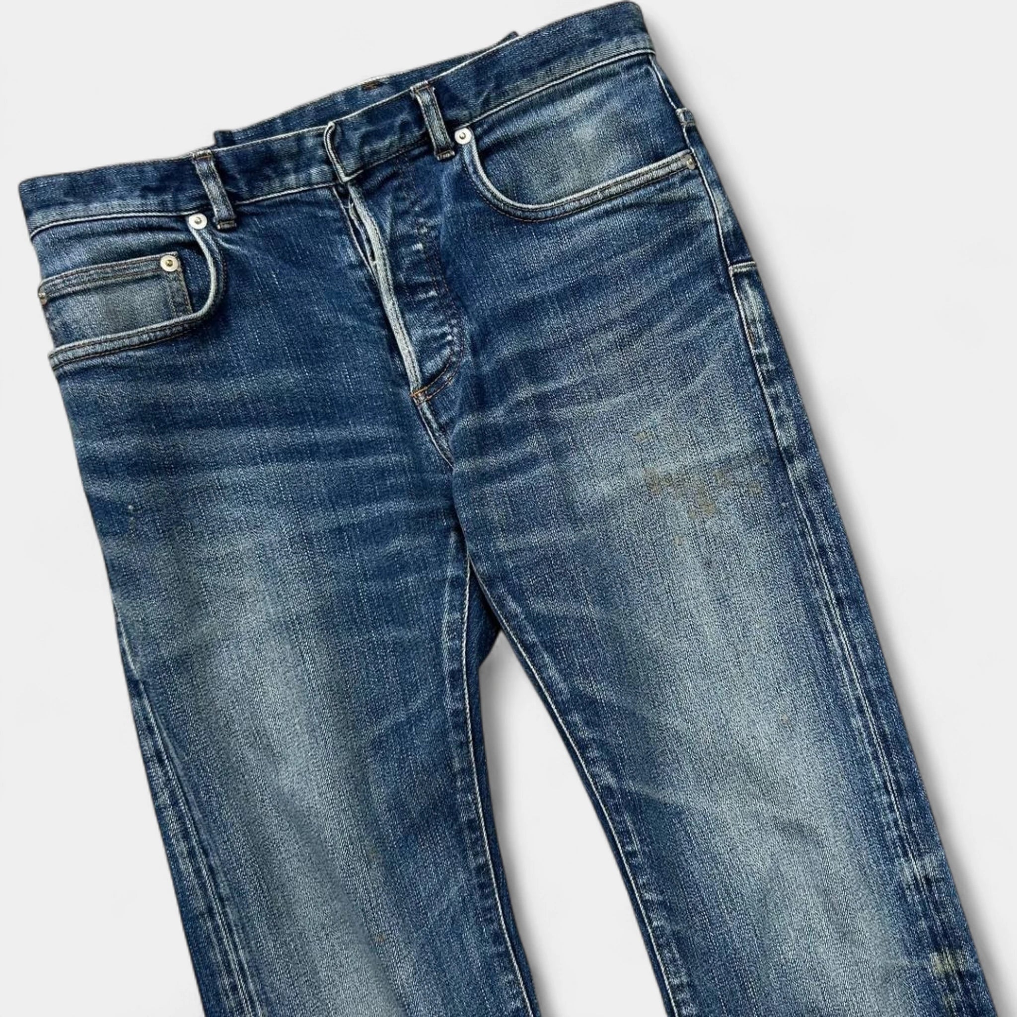 Dior Homme by Hedi Slimane Blue Washed Skinny Jeans
