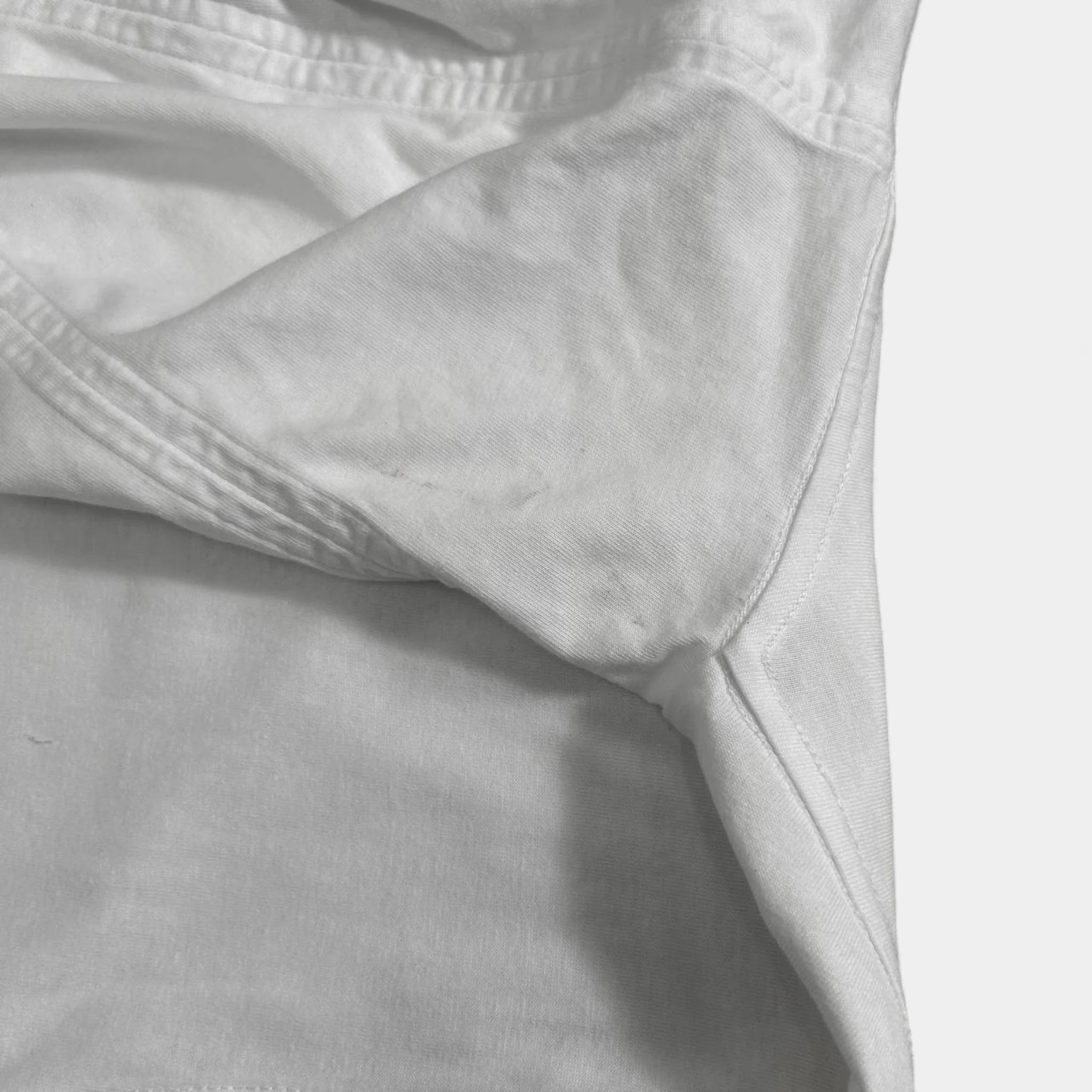 Telfar Loose White Cotton Hooded T-Shirt