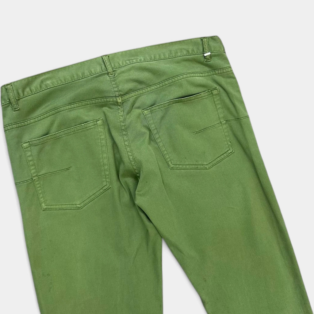 Dior Homme by Hedi Slimane Green Denim Jeans