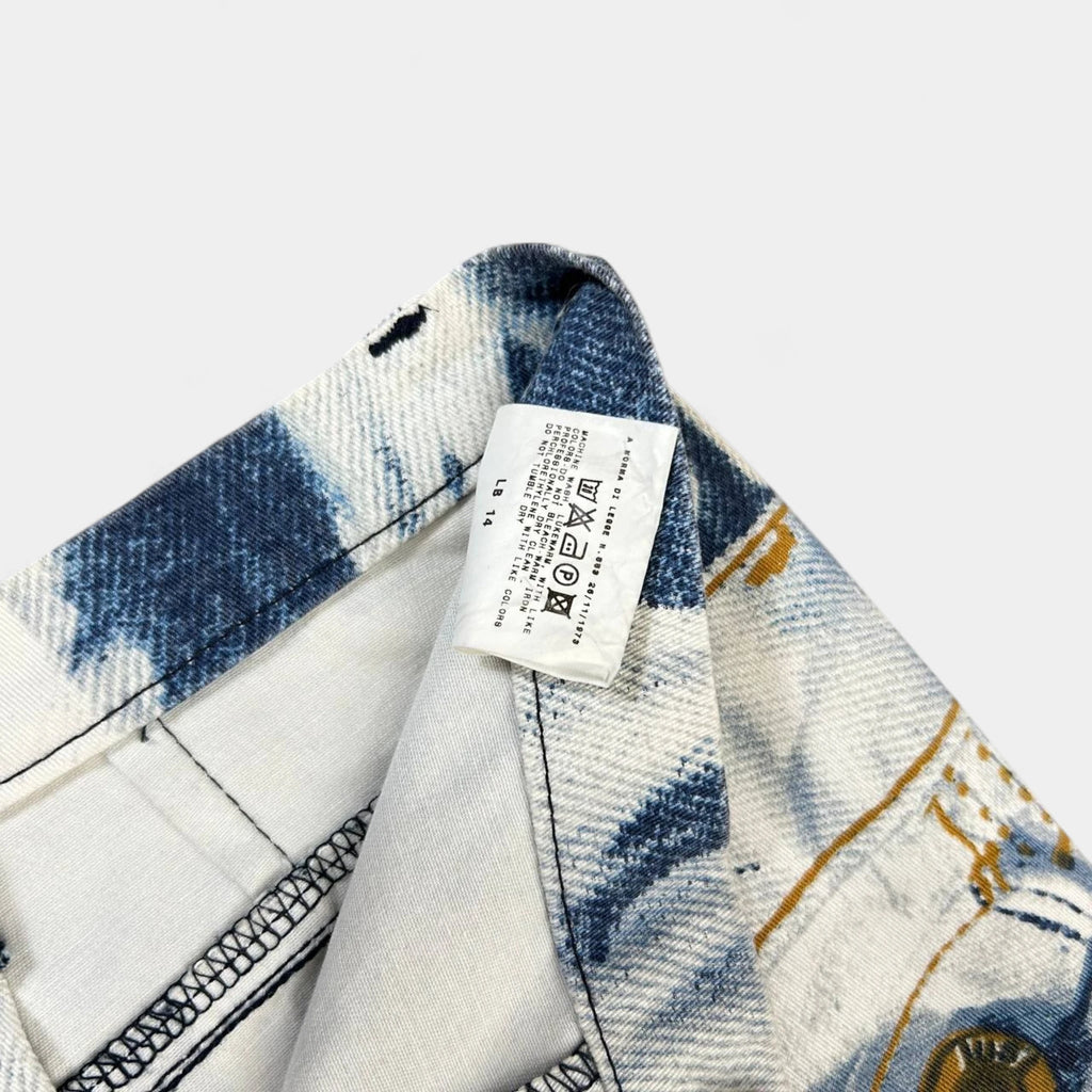 Just Cavalli Denim on Denim Printed Jeans