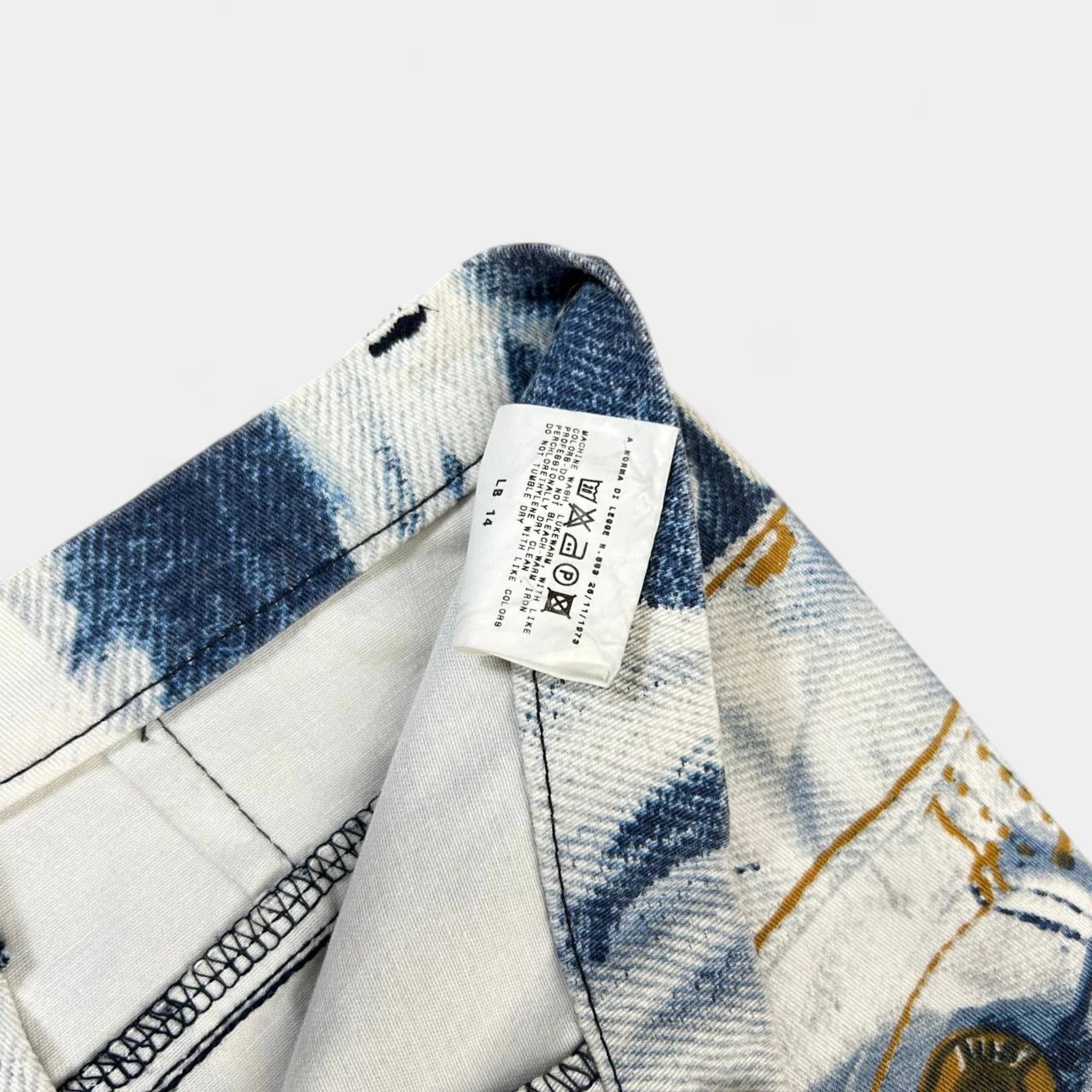 Just Cavalli Denim on Denim Printed Jeans