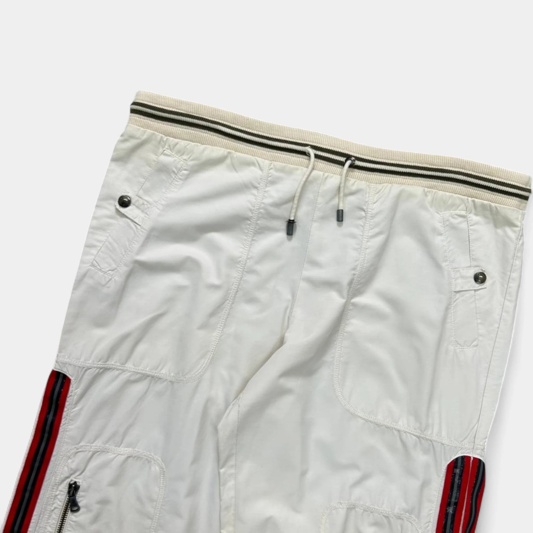 Dolce & Gabbana Track Pants White Nylon