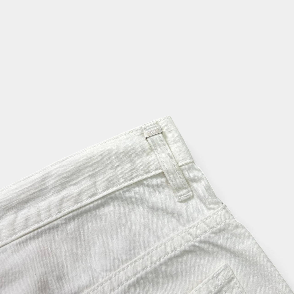 Dior Skinny White Denim Jeans