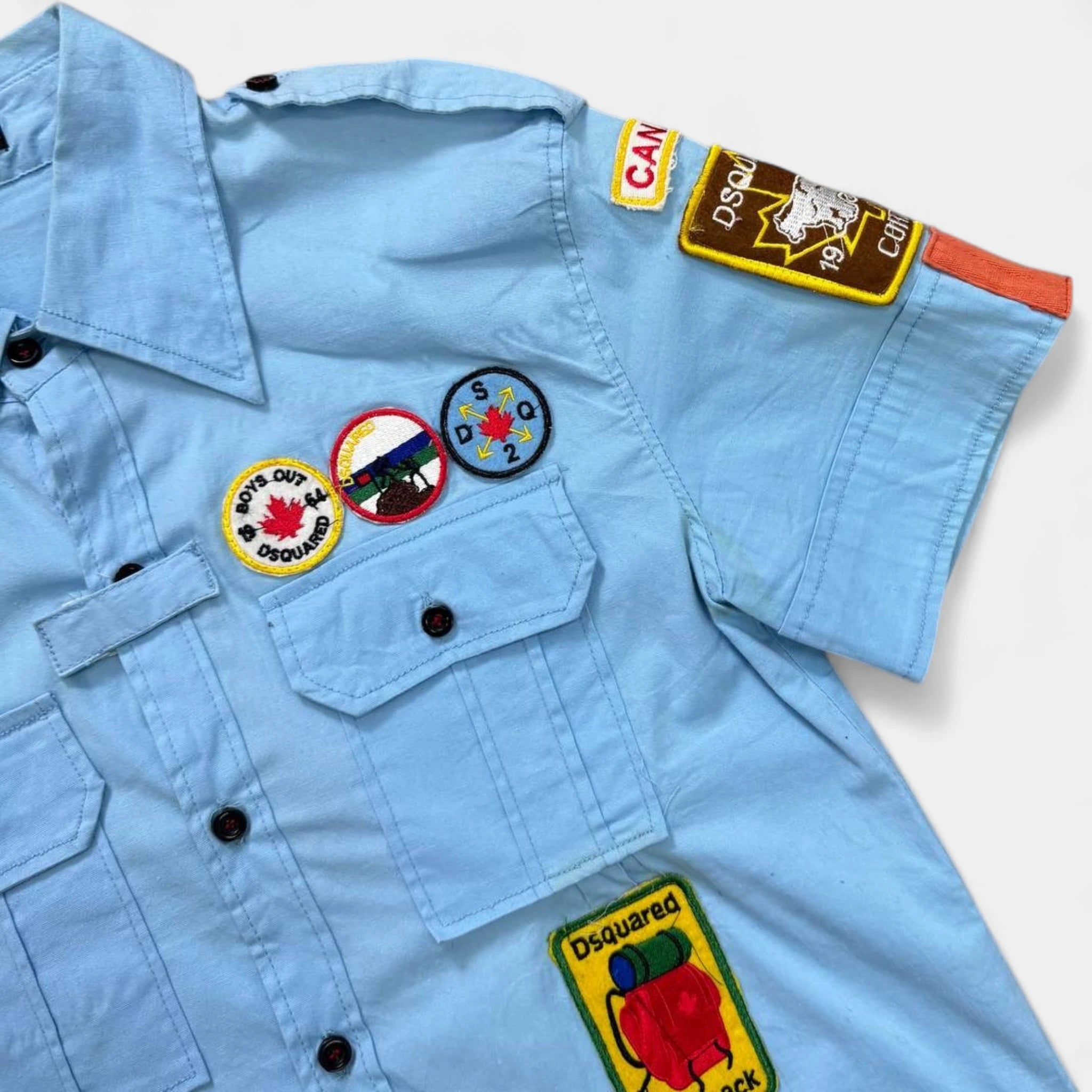 Dsquared2 SS04 "Boy Scout" Cargo Blue Shirt