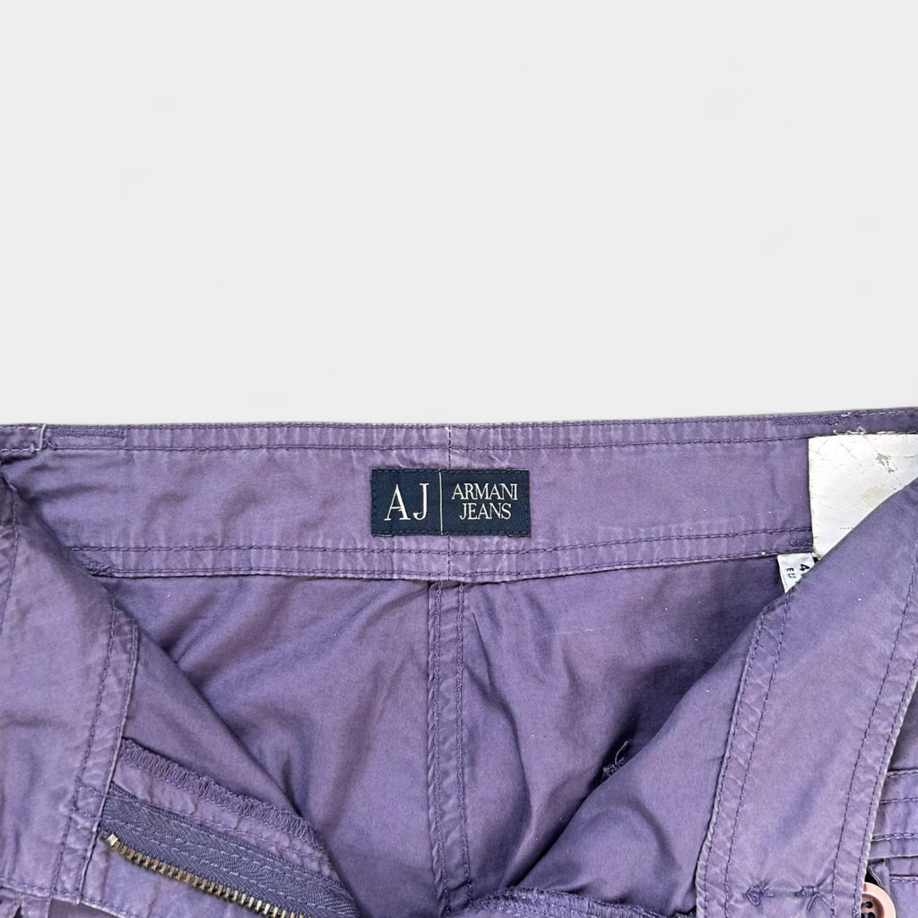 Armani Jeans 2000's Cargo Purple Pants