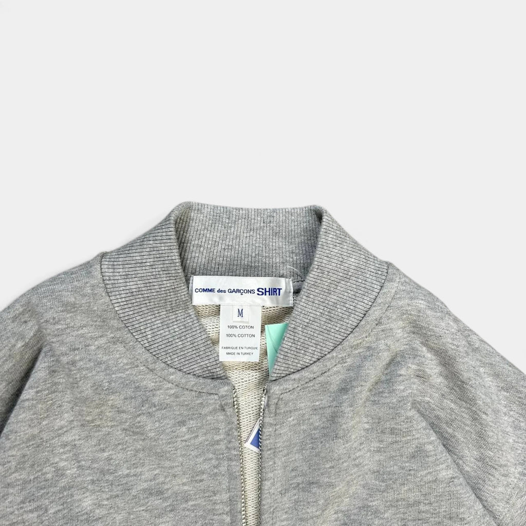 Comme Des Garçons Shirt 2020 Grey Zip-Up Jacket