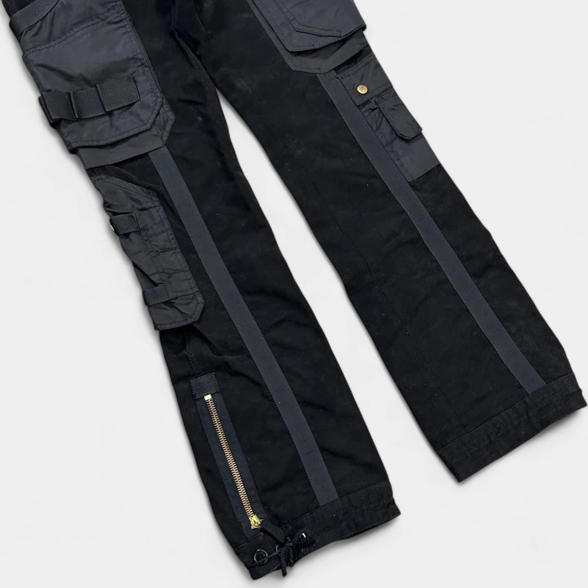 Jean Paul Gaultier AW03 Bondage Black Cargo Pants
