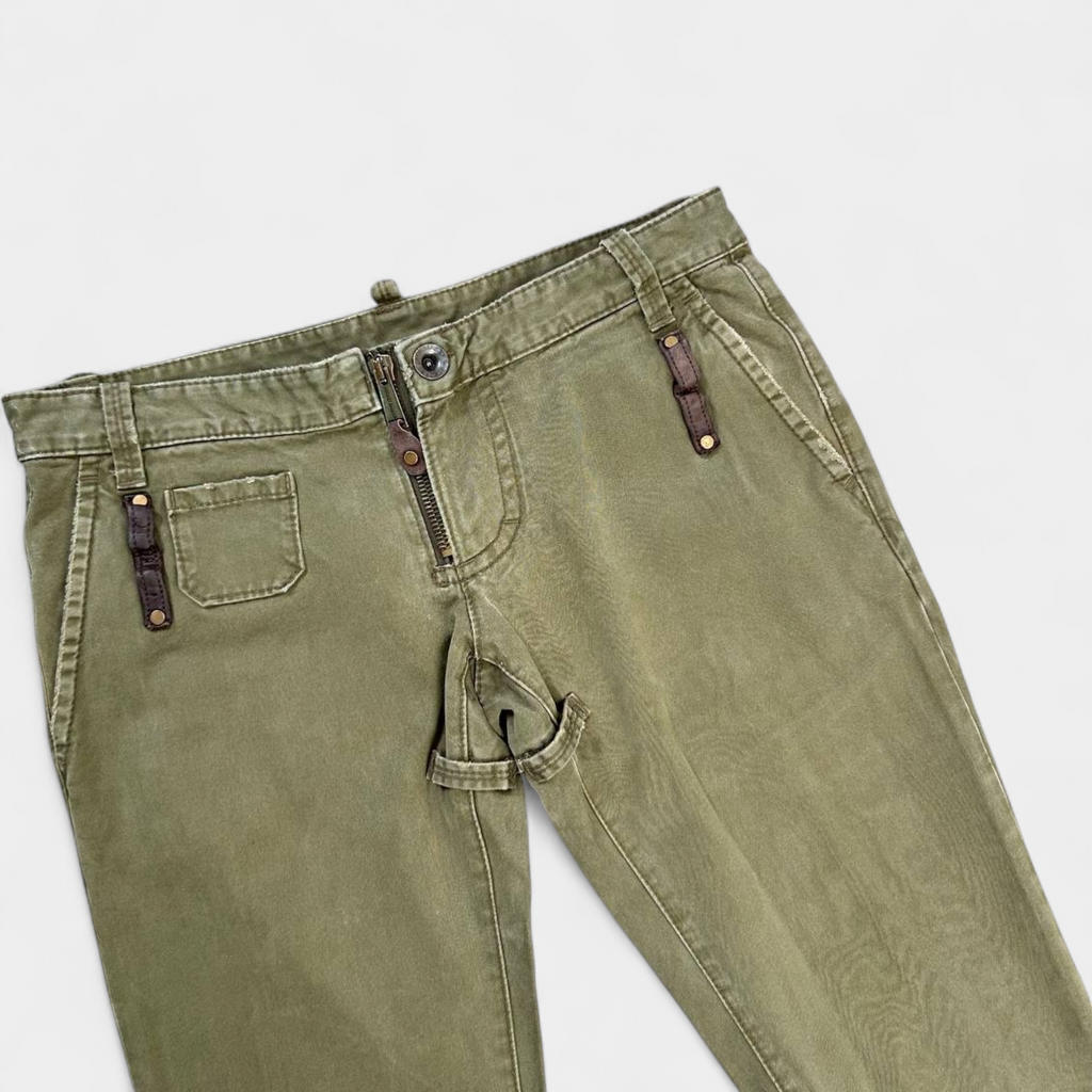 Dsquared2 2000s Cargo Green Pistachio Pants