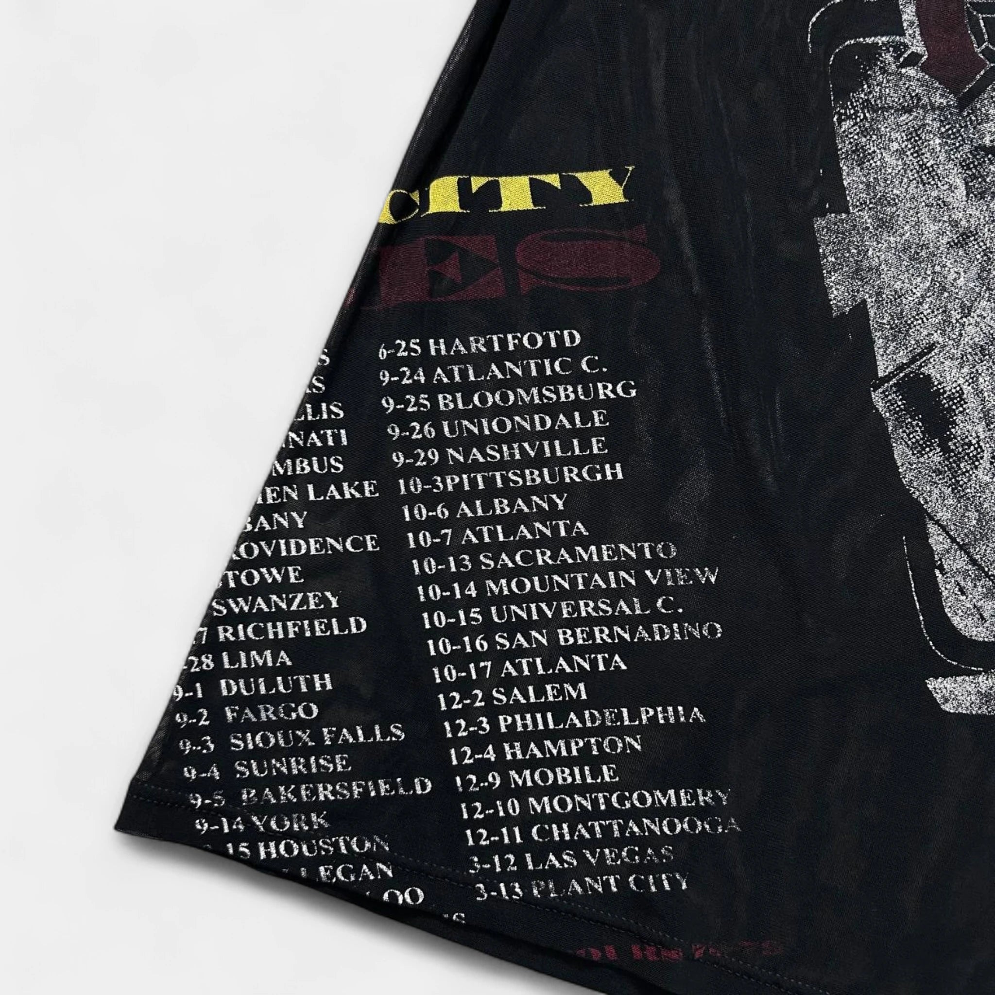 Dolce & Gabbana Underwear AC/DC Graphic Mesh Tank Top