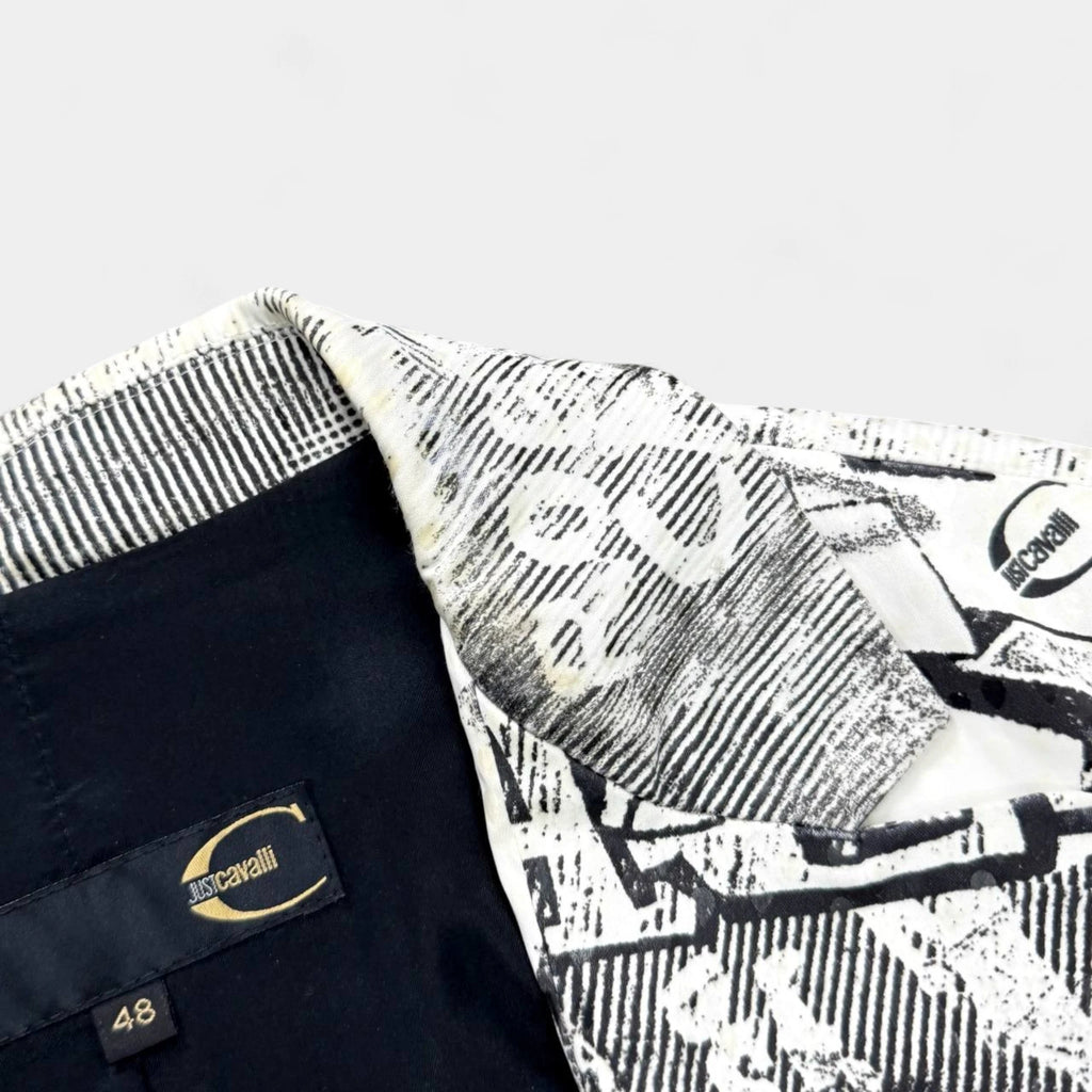 Just Cavalli Graffiti Print Blazer