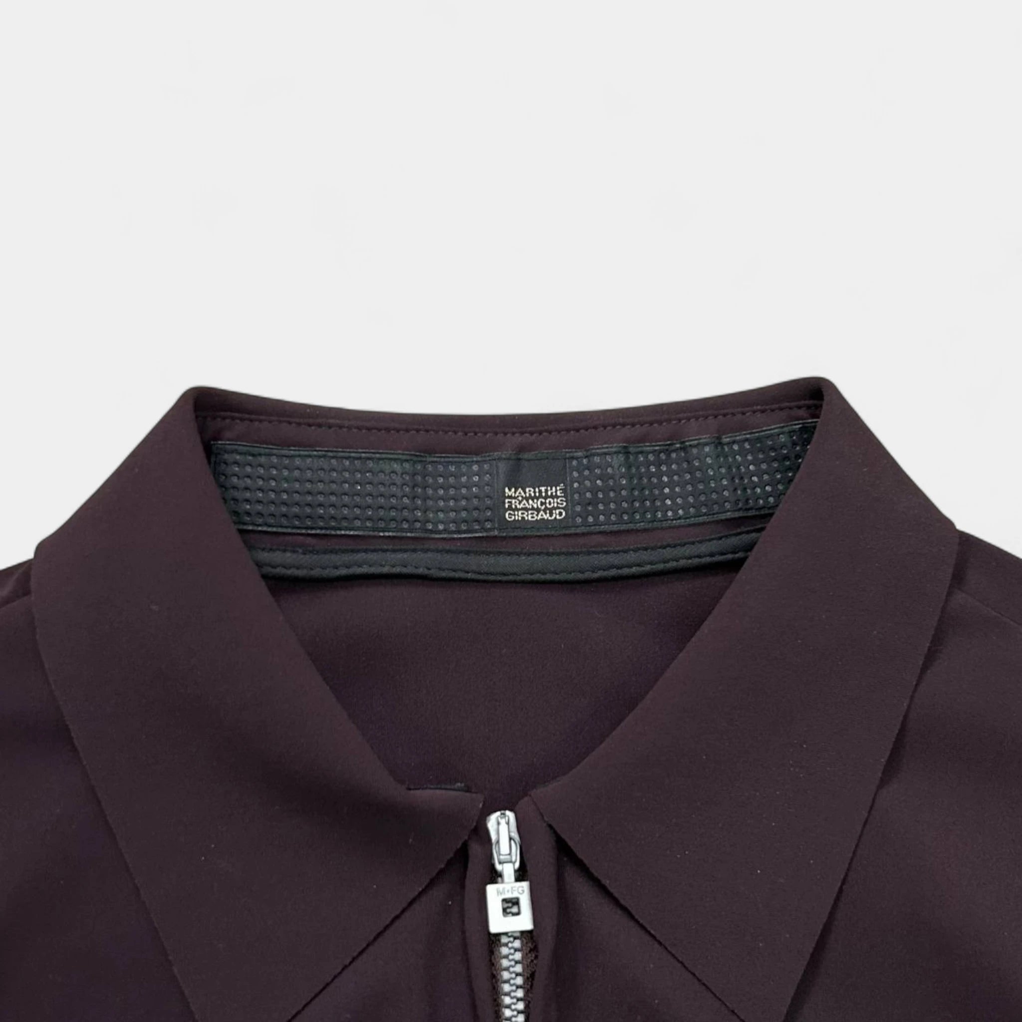 Marithé + François Girbaud Lightweight Technical Nylon Wine Jacket