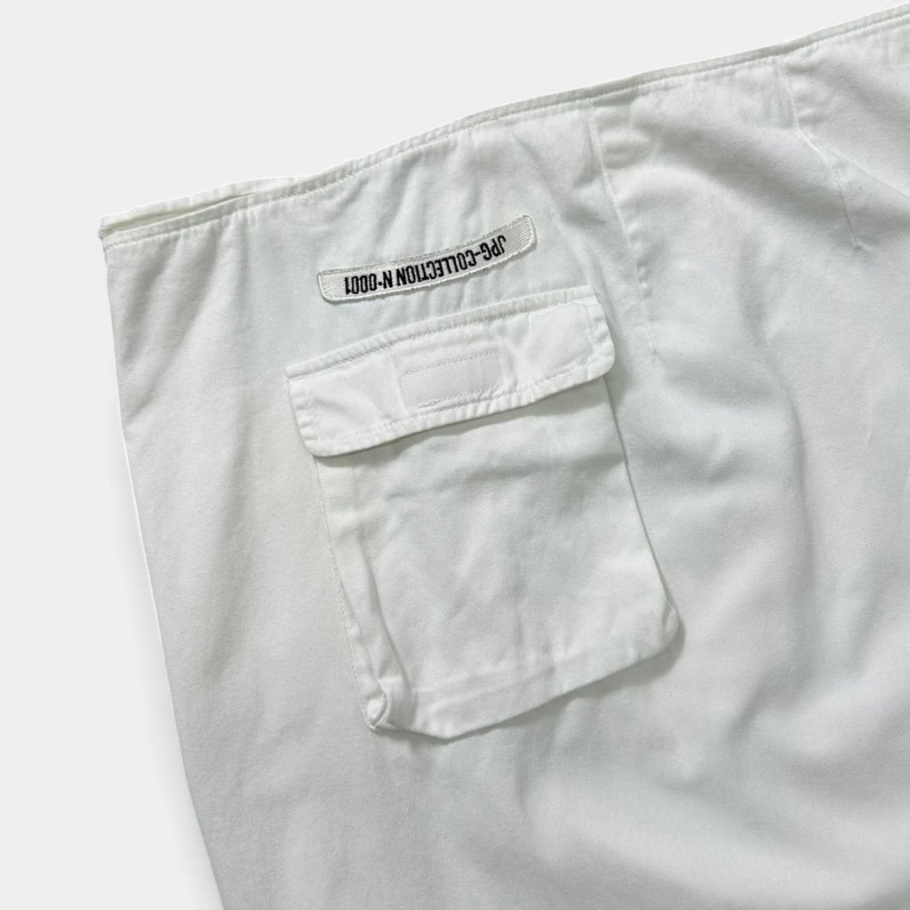 Jean Paul Gaultier 2000s Cargo White Skirt