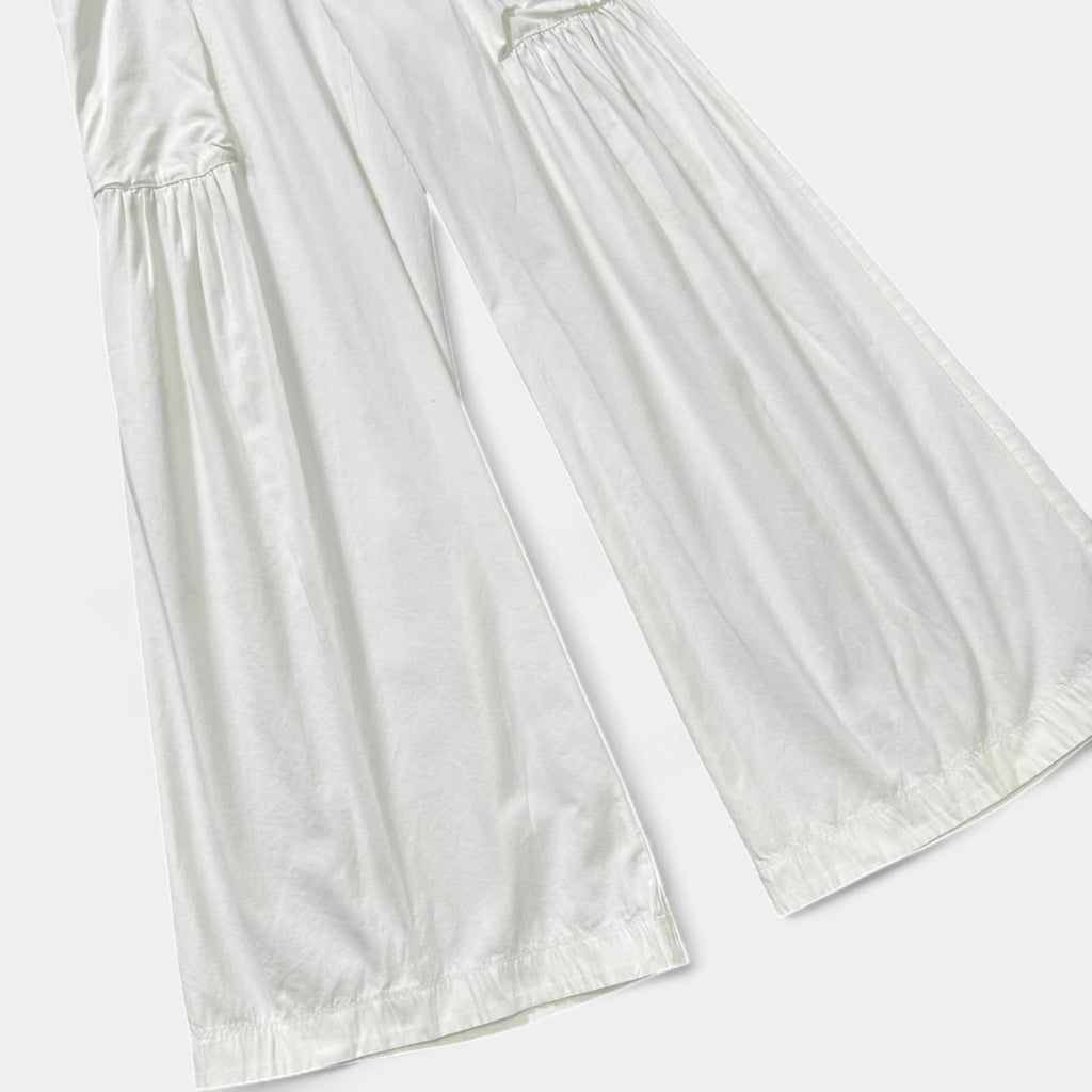 Marithé + François Girbaud White Flare Pants