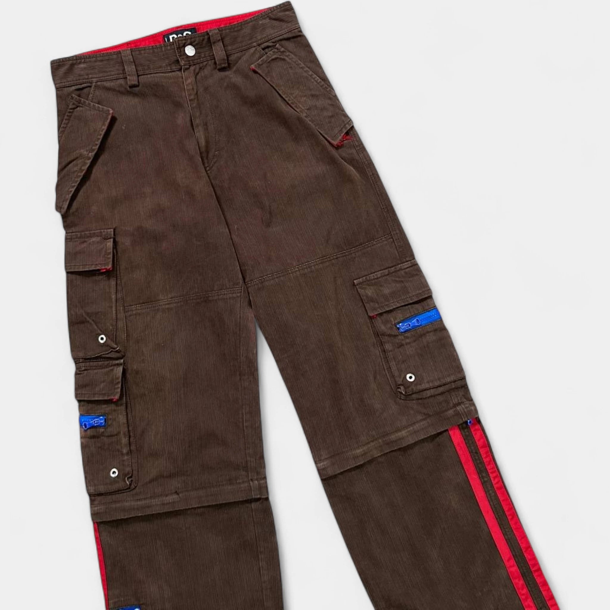 Dolce & Gabbana Corduroy Brown Cargo Pants