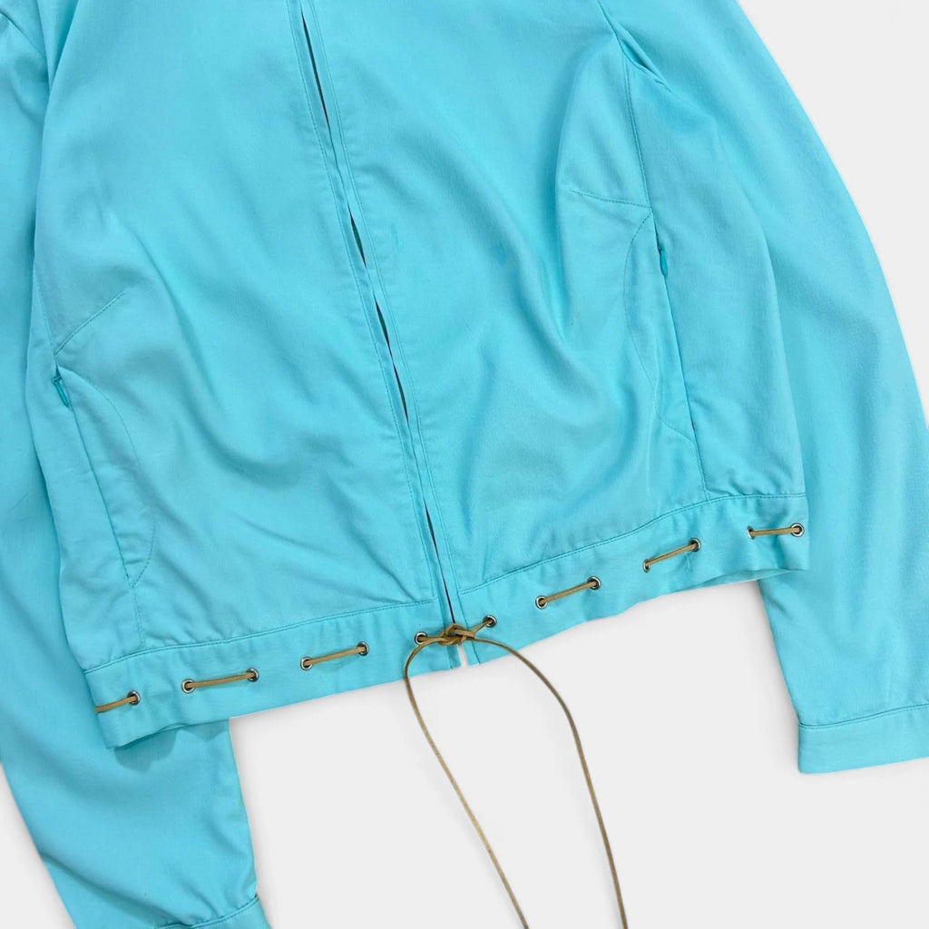 Gianfranco Ferré 2000's Blue Nylon Jacket